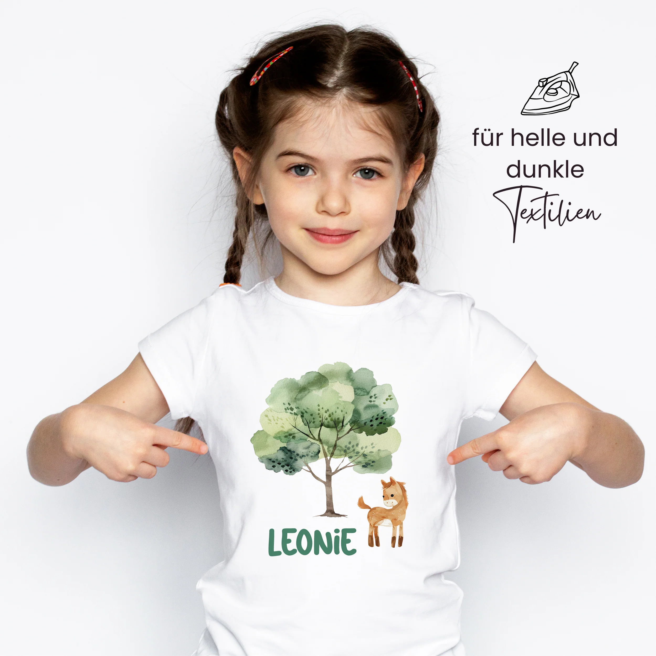 Bügelbild Set mit Traktor und Tieren - Für kleine Abenteurer - Image 3