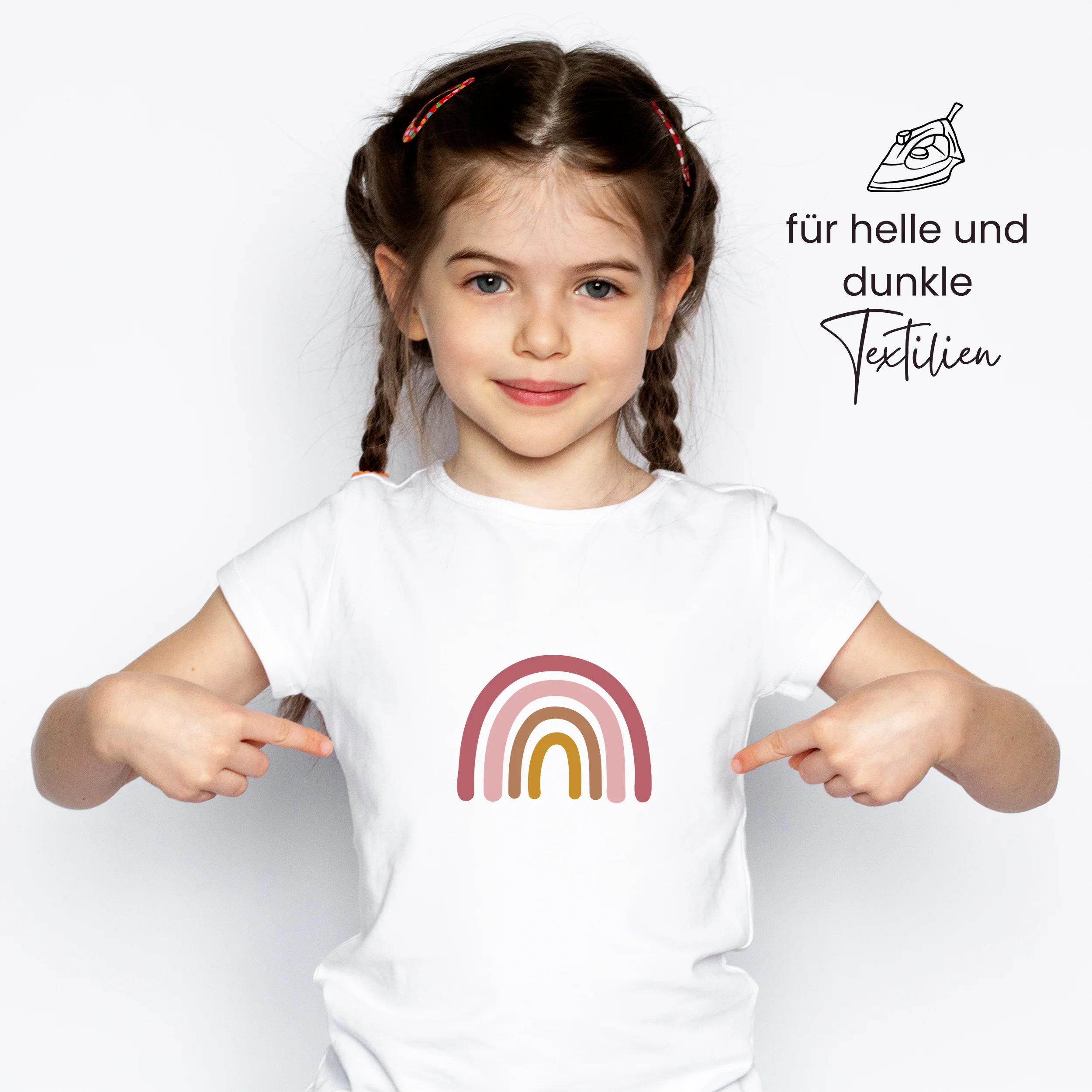 Bügelbild Set Regenbogen - Farbenfrohe Botschaften für dein Zuhause - Image 3