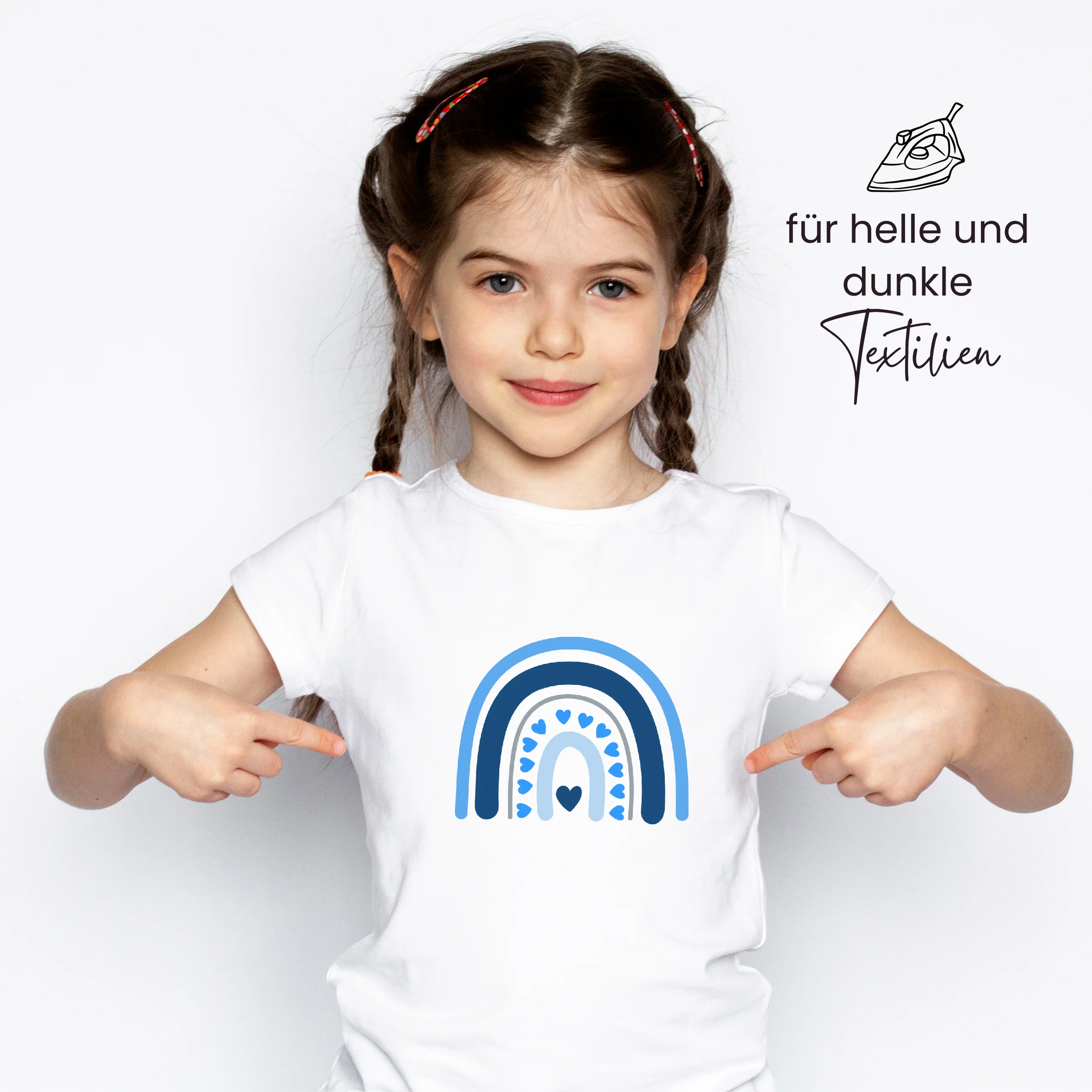 Bügelbild Set Regenbogen - Farbenfrohe Individualität für dein Zuhause - Image 3