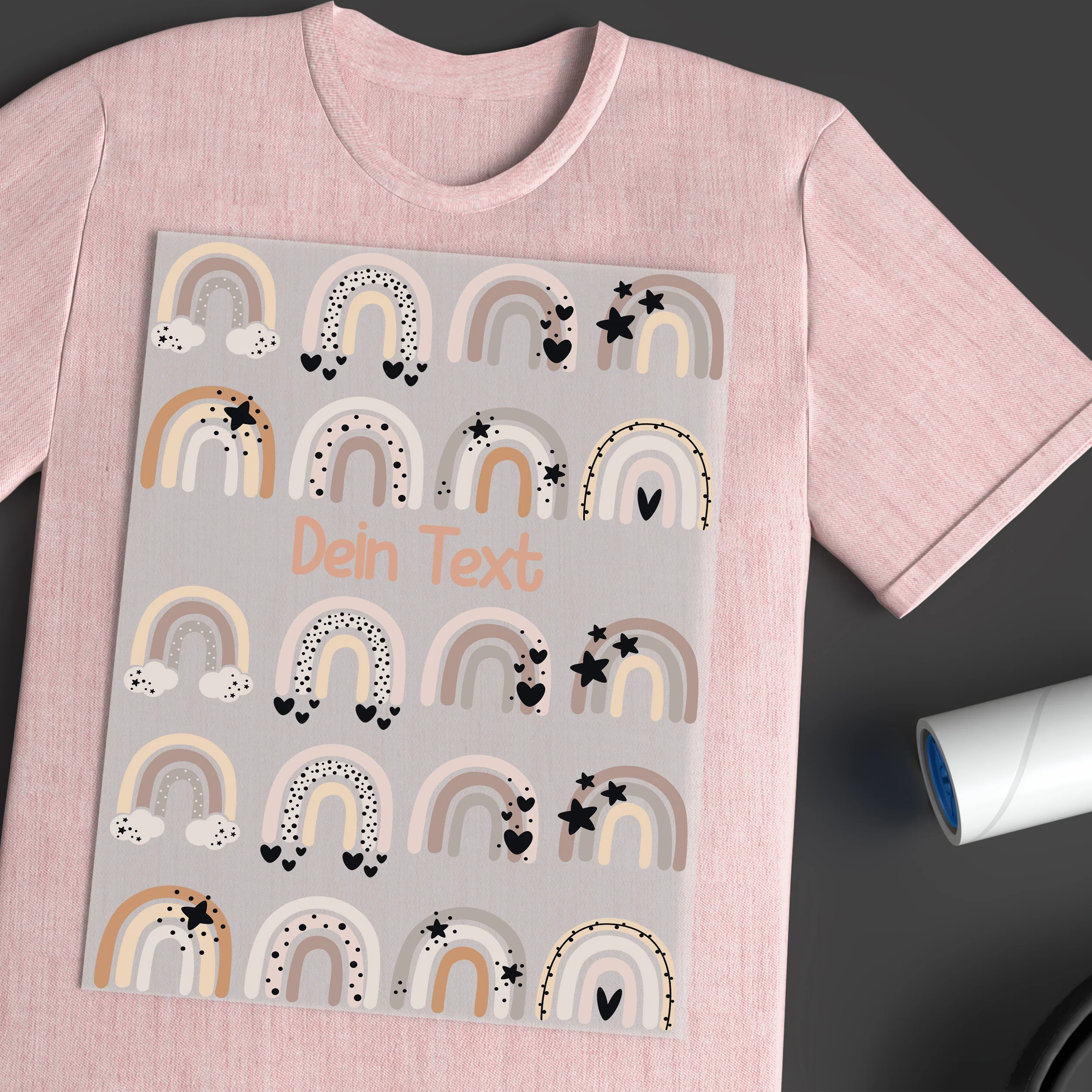 Bügelbild Set Regenbogen - Farbige Freude für dein Textil - Image 4