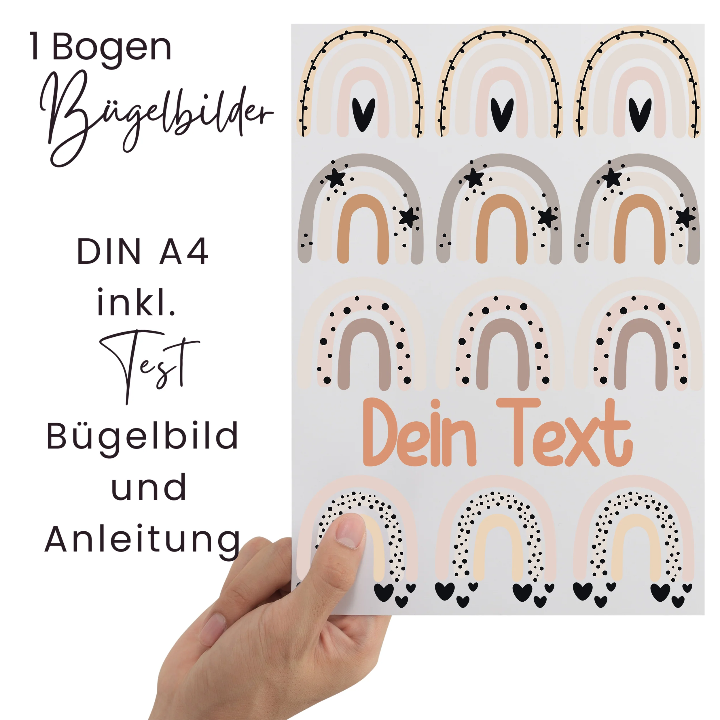 Bügelbild Set Regenbogen - Farbige Freude für deine Kreativität - Image 2