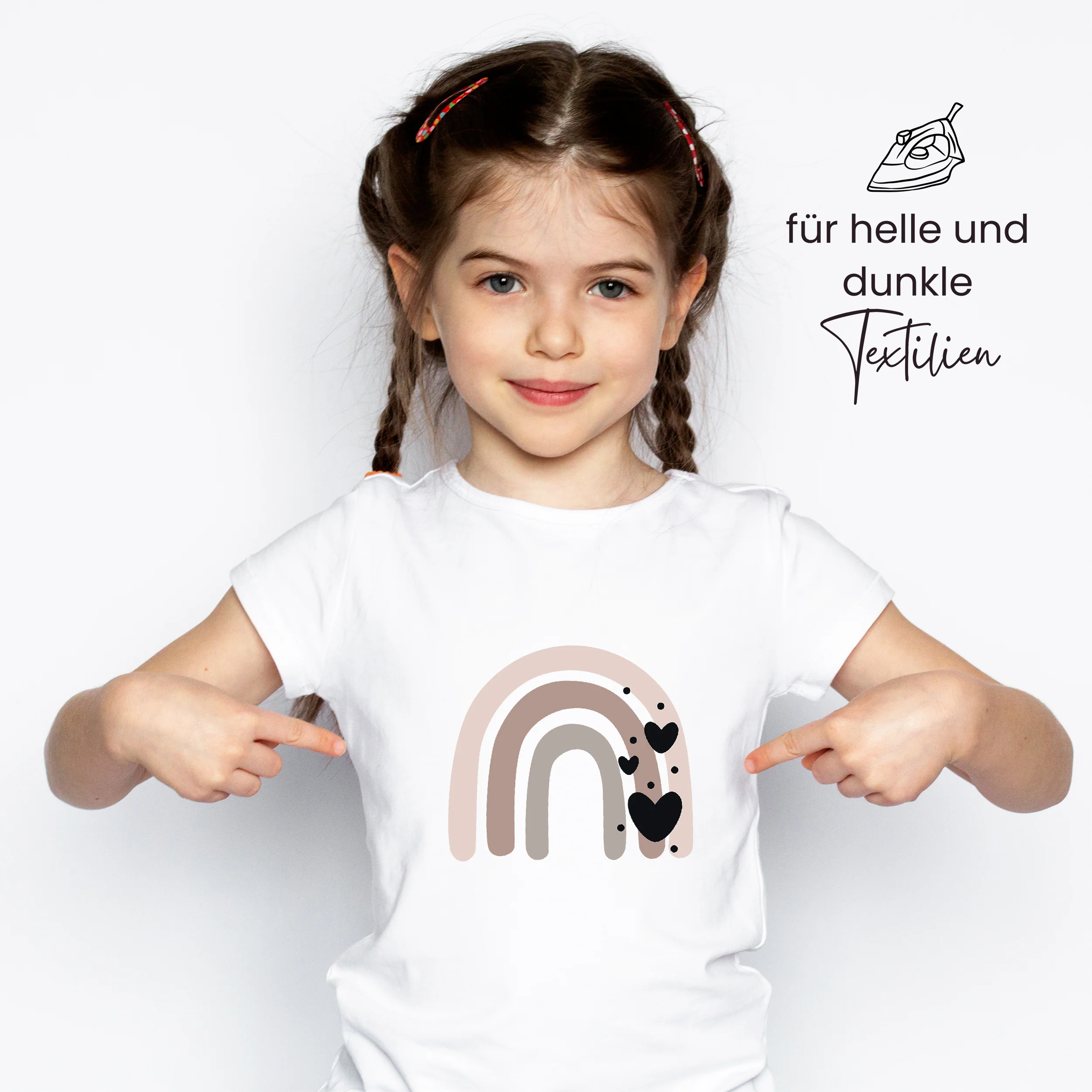 Bügelbild Set Regenbogen - Farbige Freude für deinen Stil - Image 3