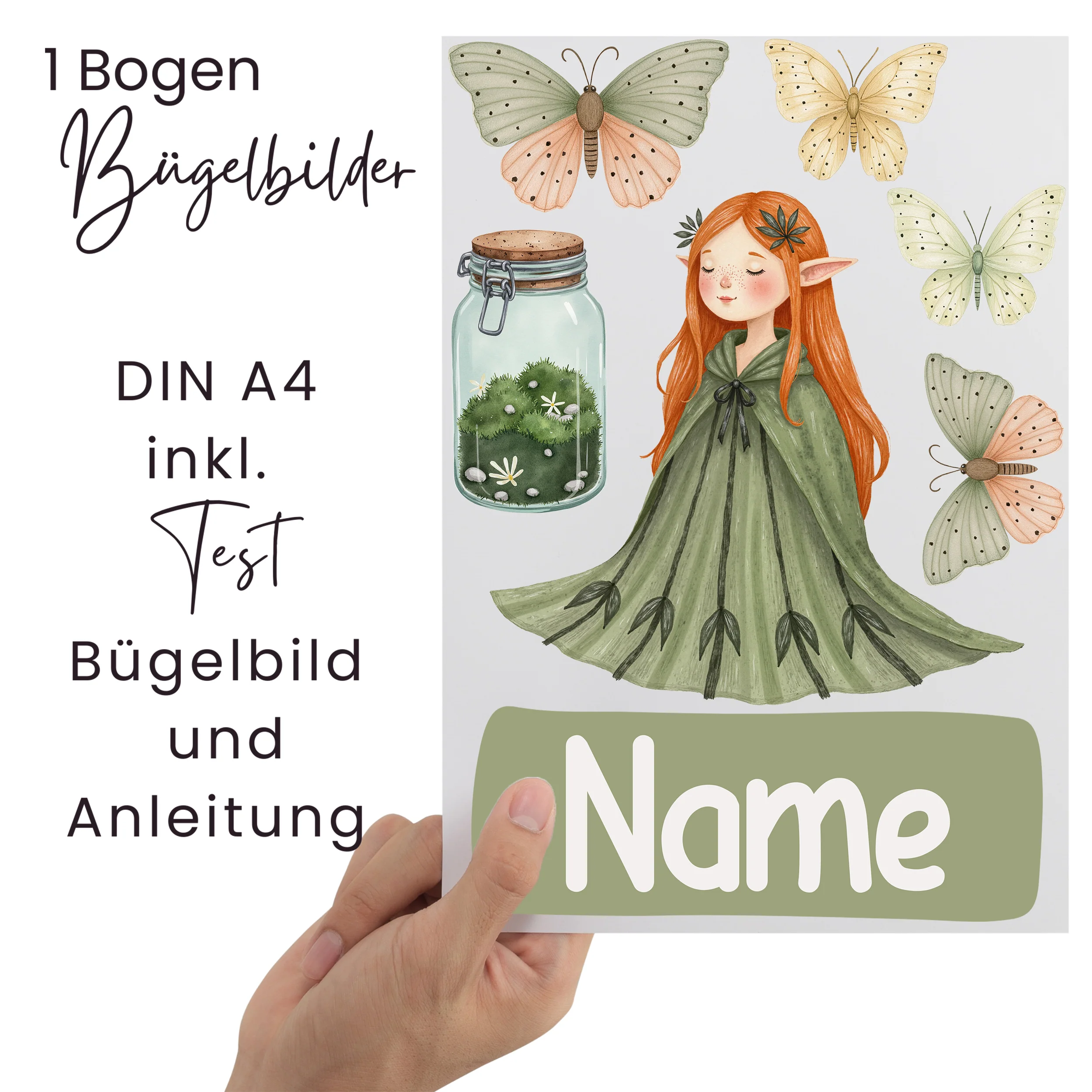 Bügelbild Set Schmetterlinge - Image 2