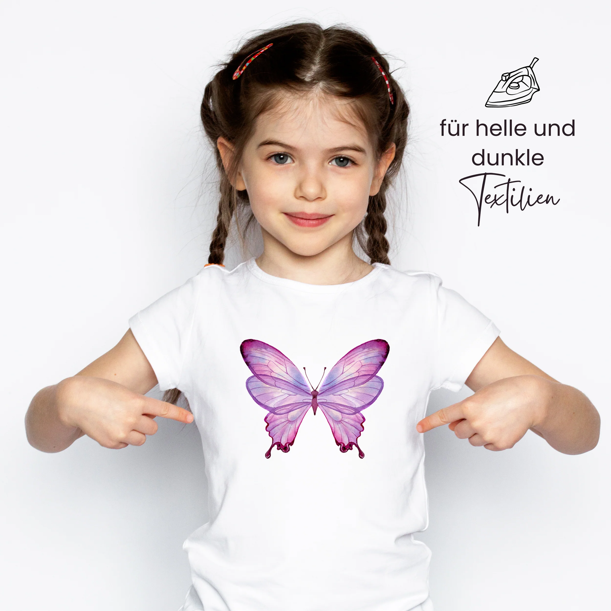 Bügelbild Set Schmetterlinge - Farbige Freude für Kinder - Image 3