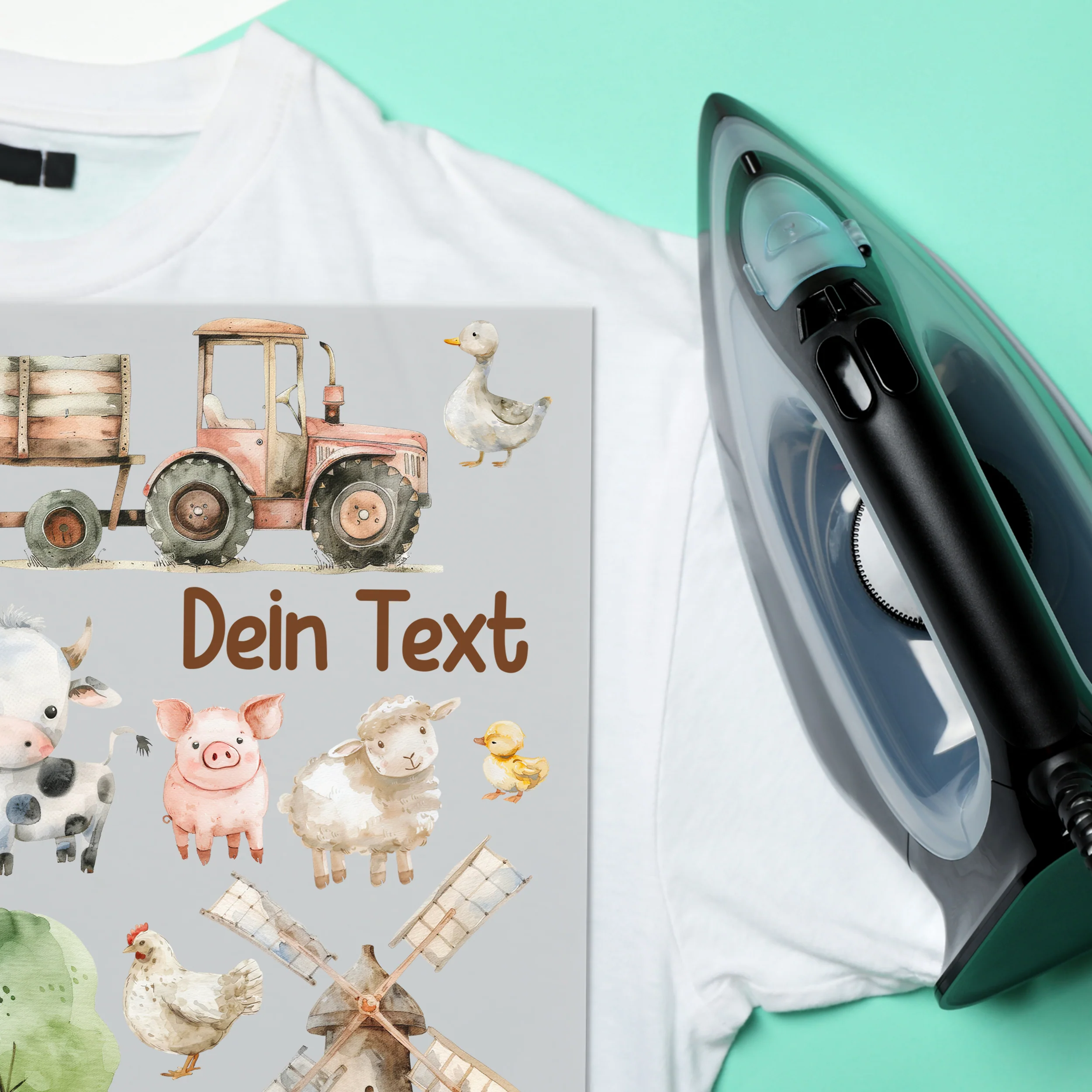 Bügelbild Set Trecker - Landliebe für kleine Bauernfreunde - Image 5