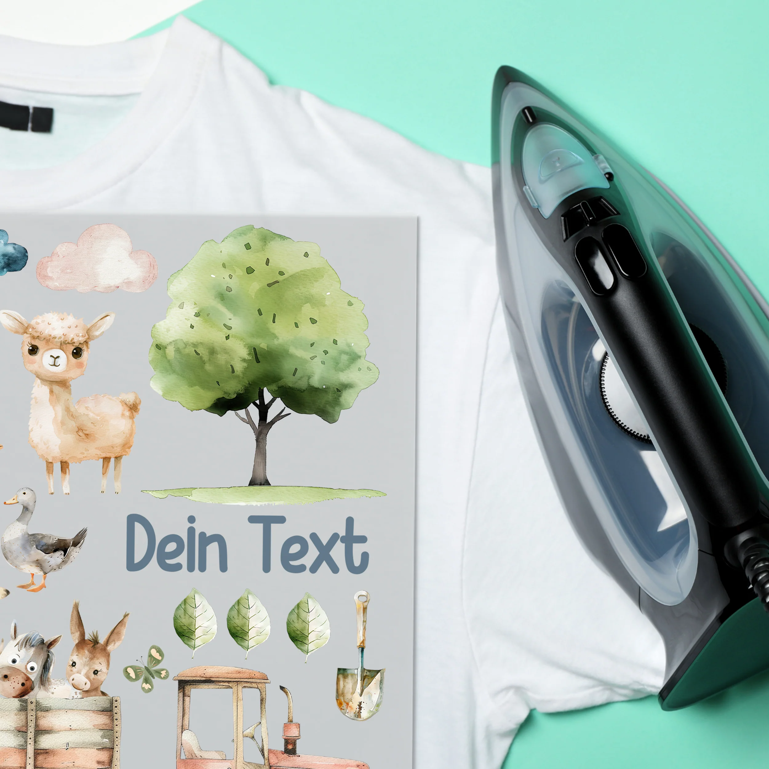 Bügelbild Set Trecker - Tierische Freude für kleine Abenteurer - Image 5