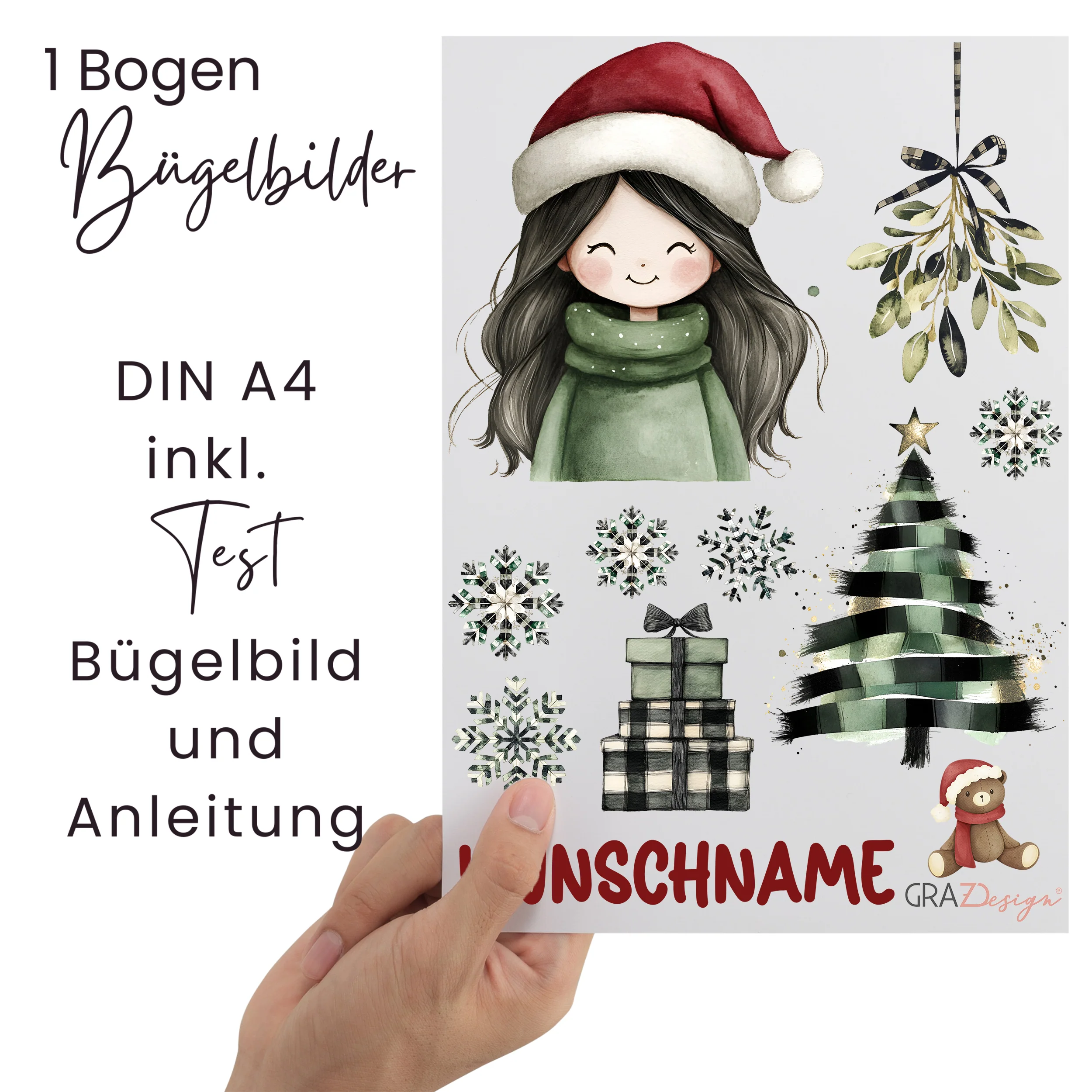 Bügelbild Set Weihnachtszauber - Image 2