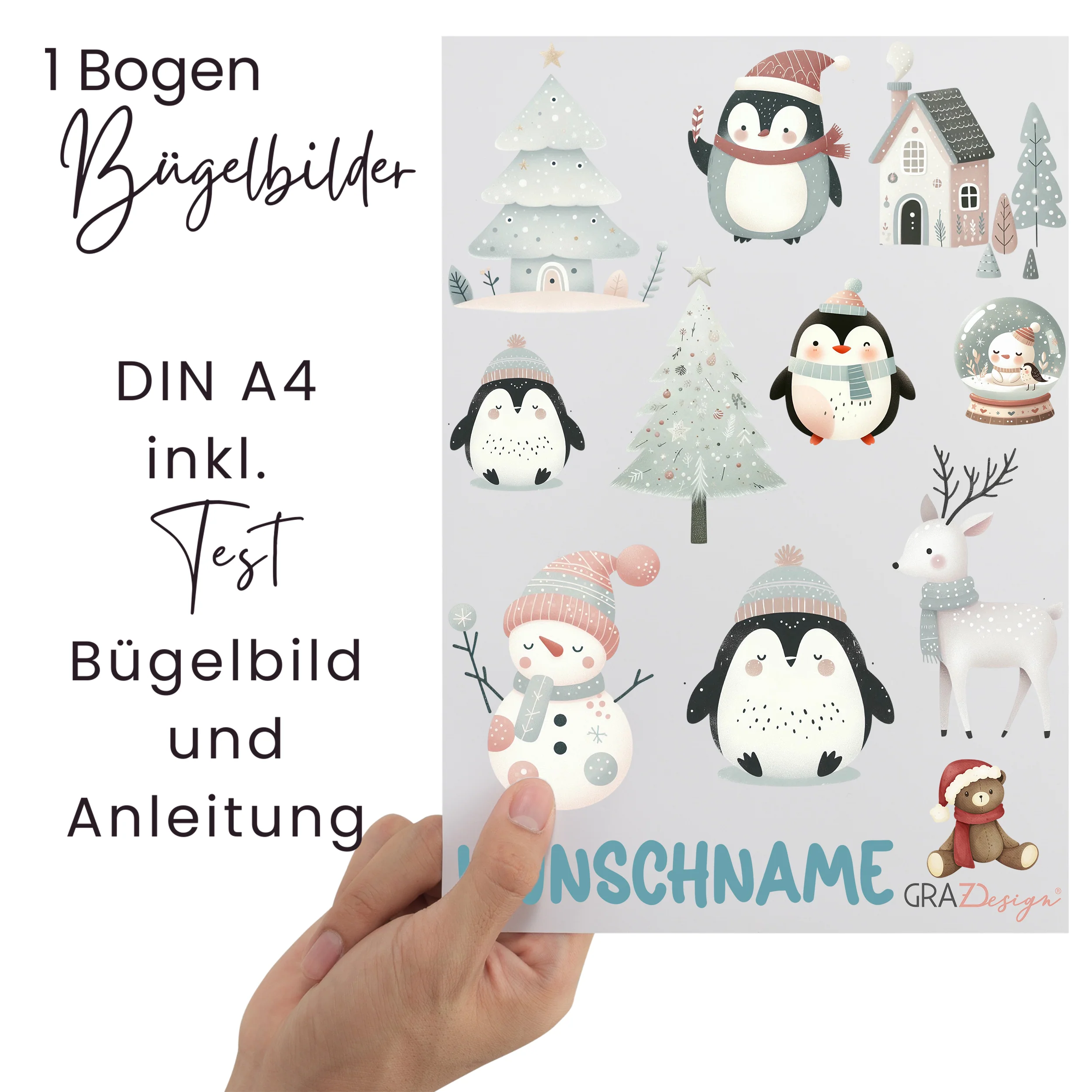Bügelbild Set Winterzauber - Für festliche Momente - Image 2