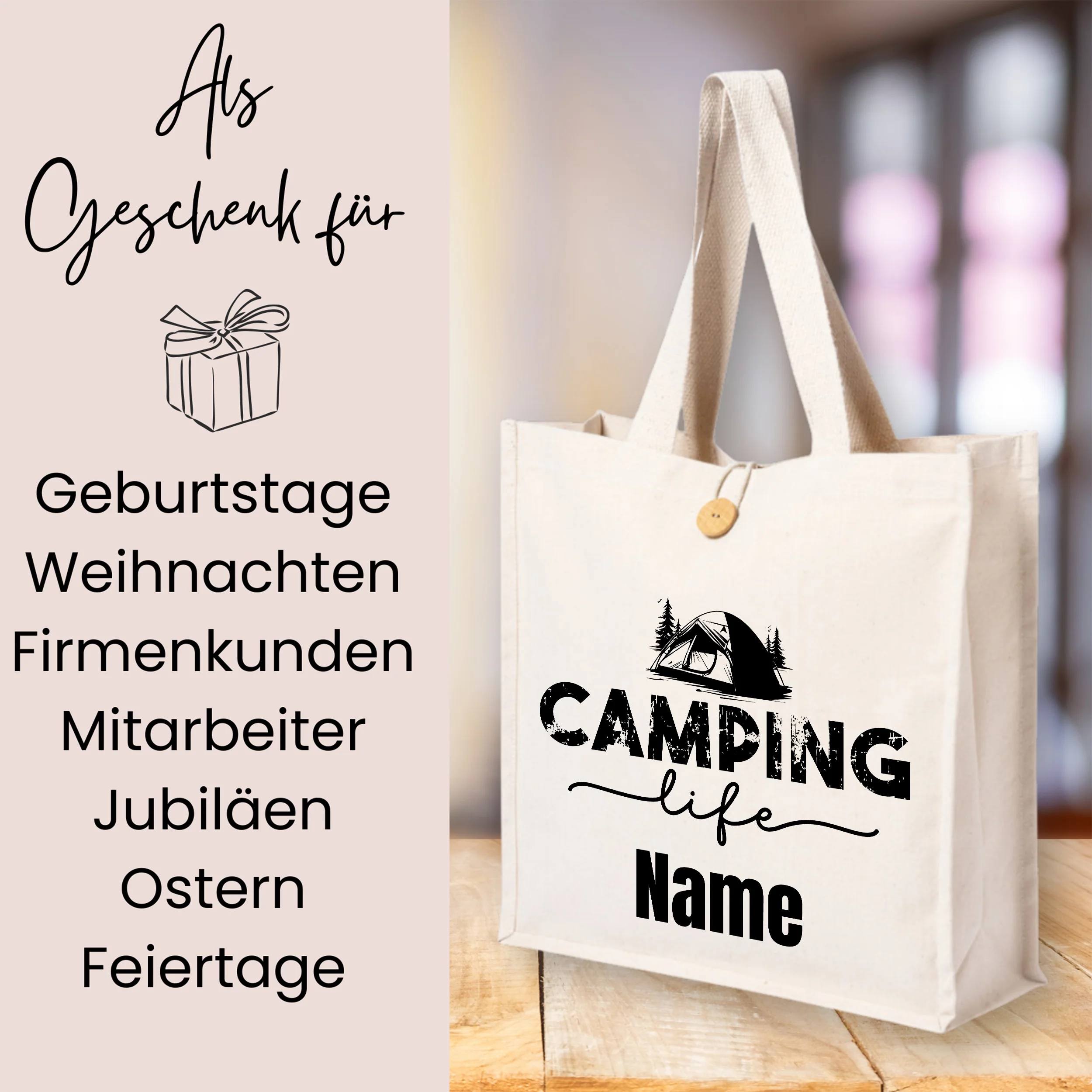 Camping Tasche mit persönlichem Namen - Image 3
