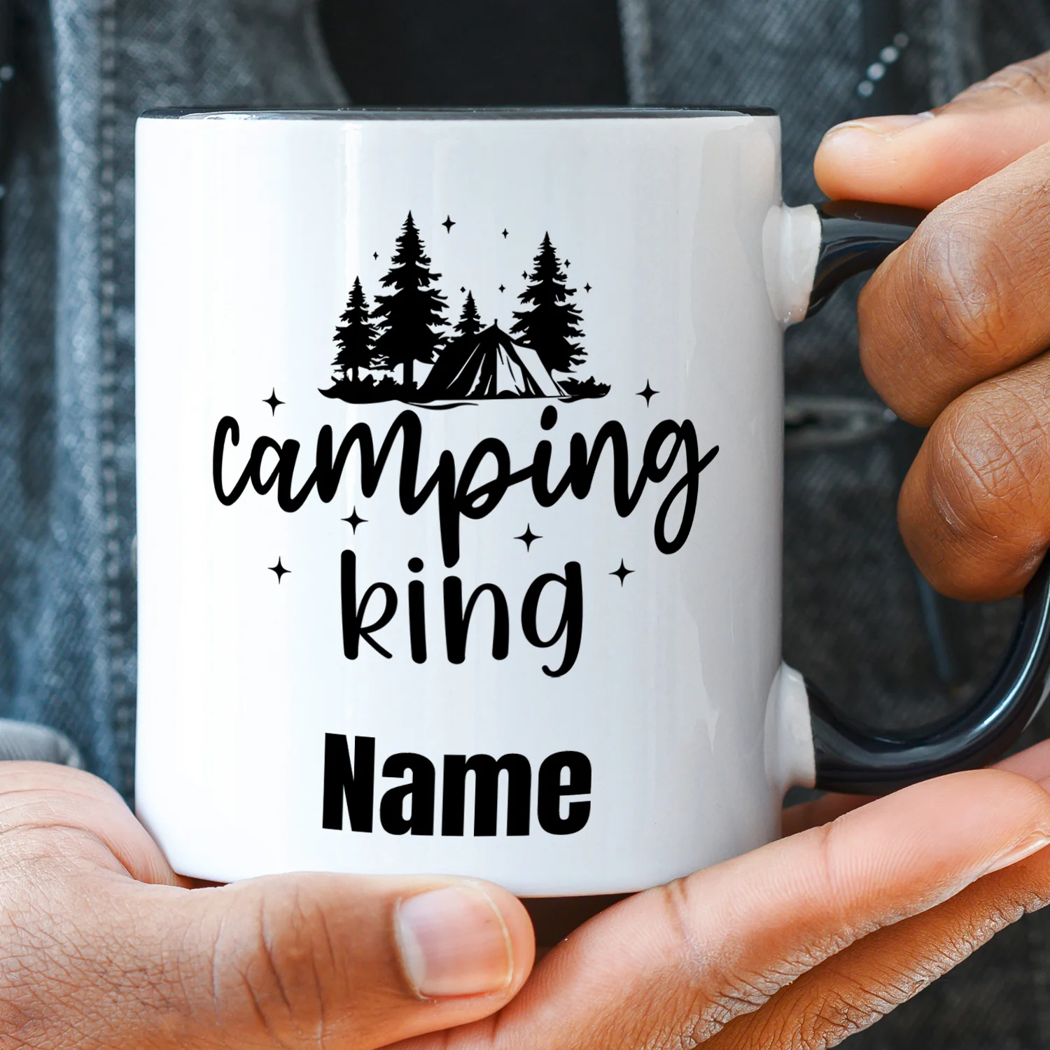 Camping Tasse mit personalisiertem Namen - Image 3