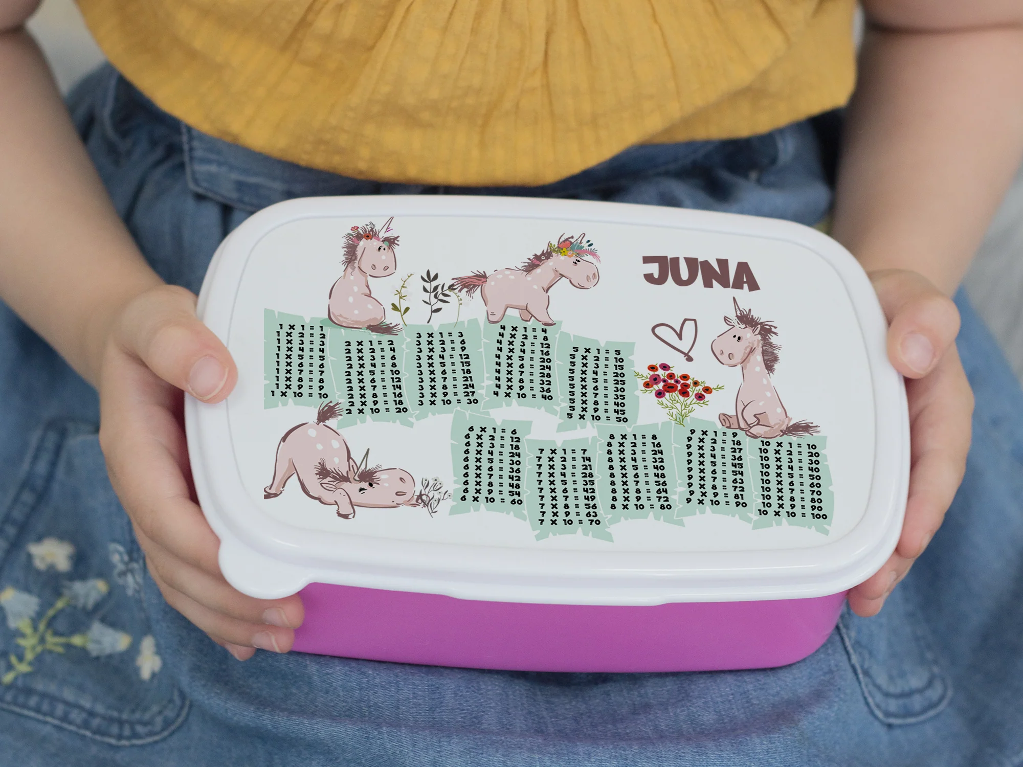 Das kleine 1x1 Brotdose Einhorn-Motiv - Image 4