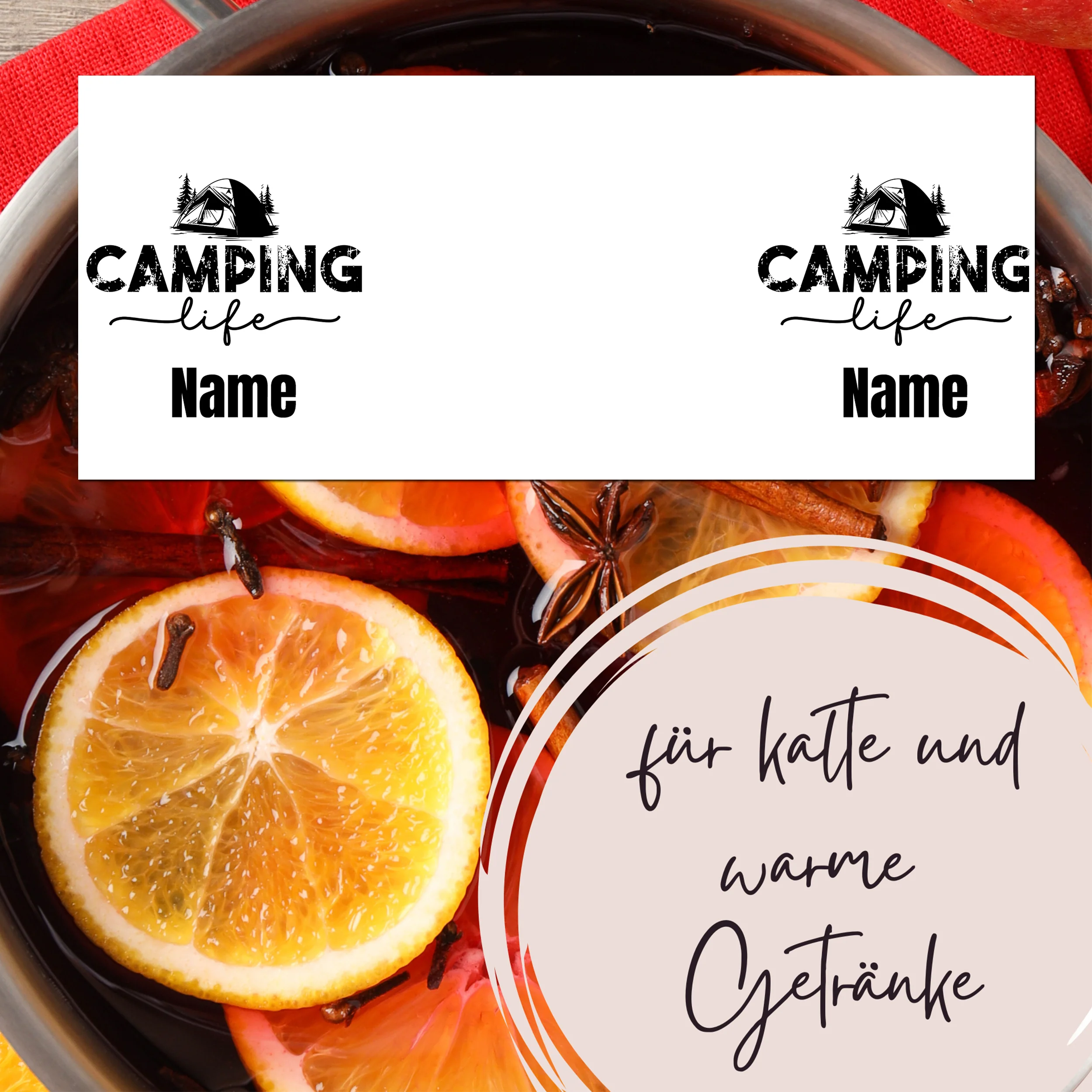 Emaille Becher Camping Life - Image 5