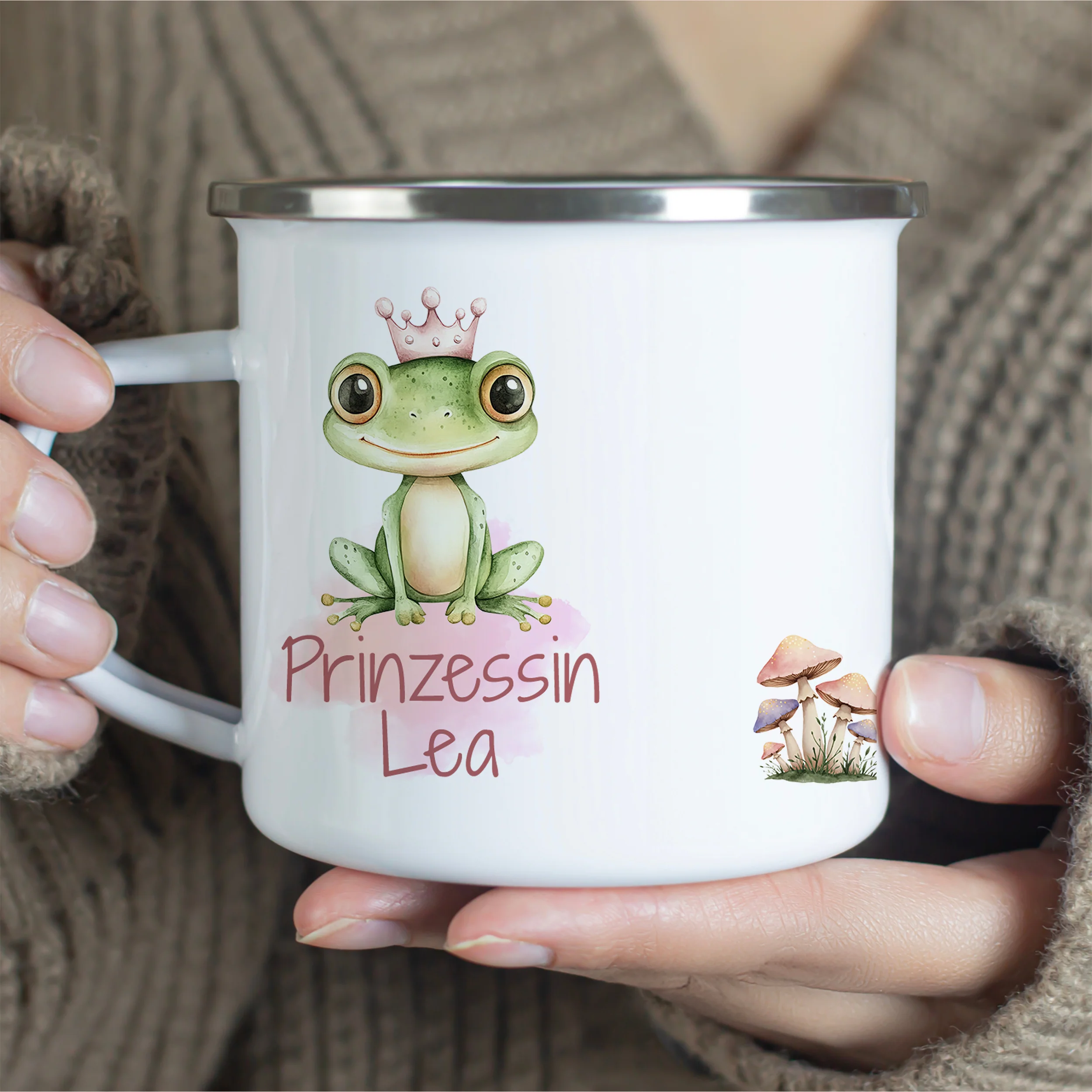 Emaille Tasse Prinzessin - Image 2