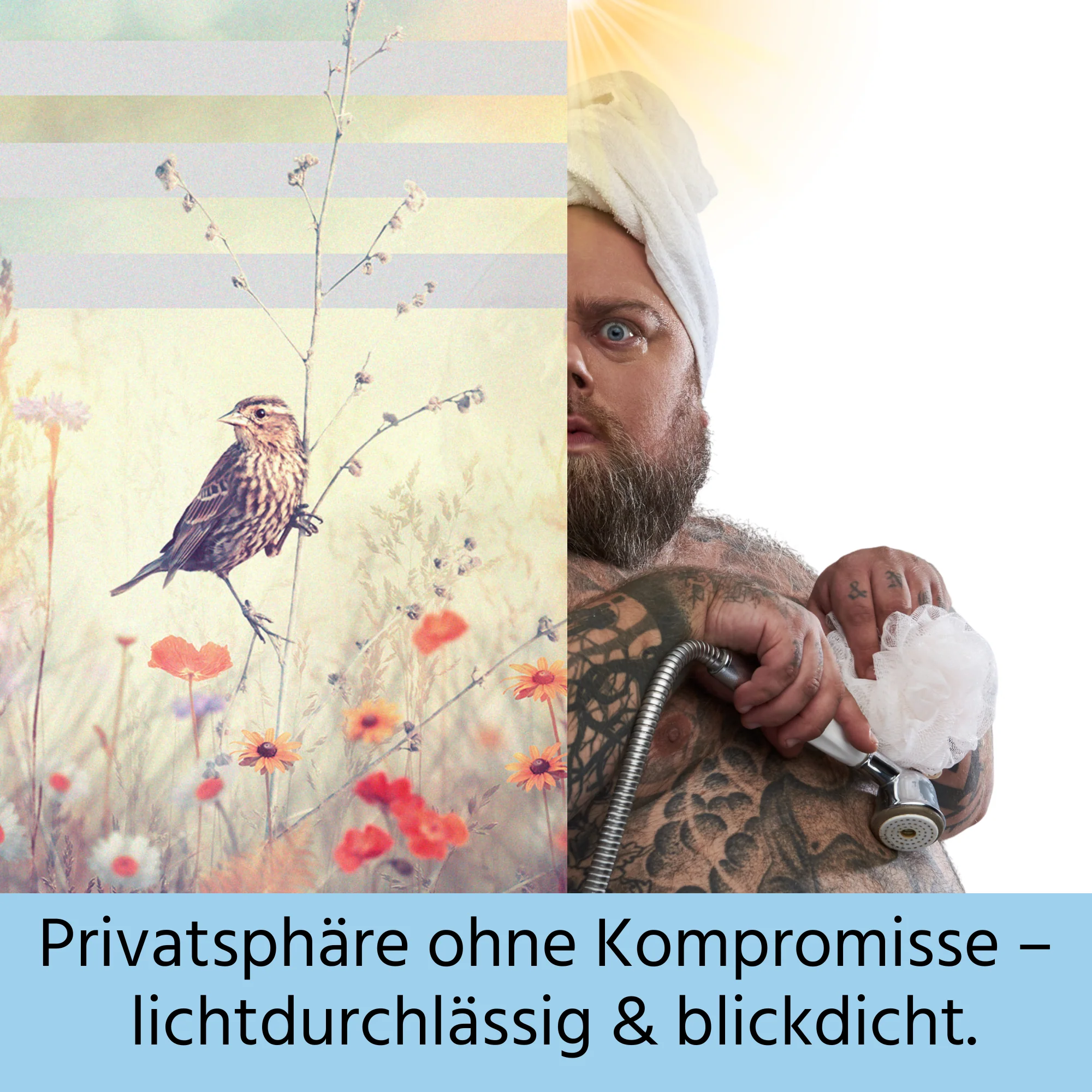 Fensterfolie Blumen - Image 4