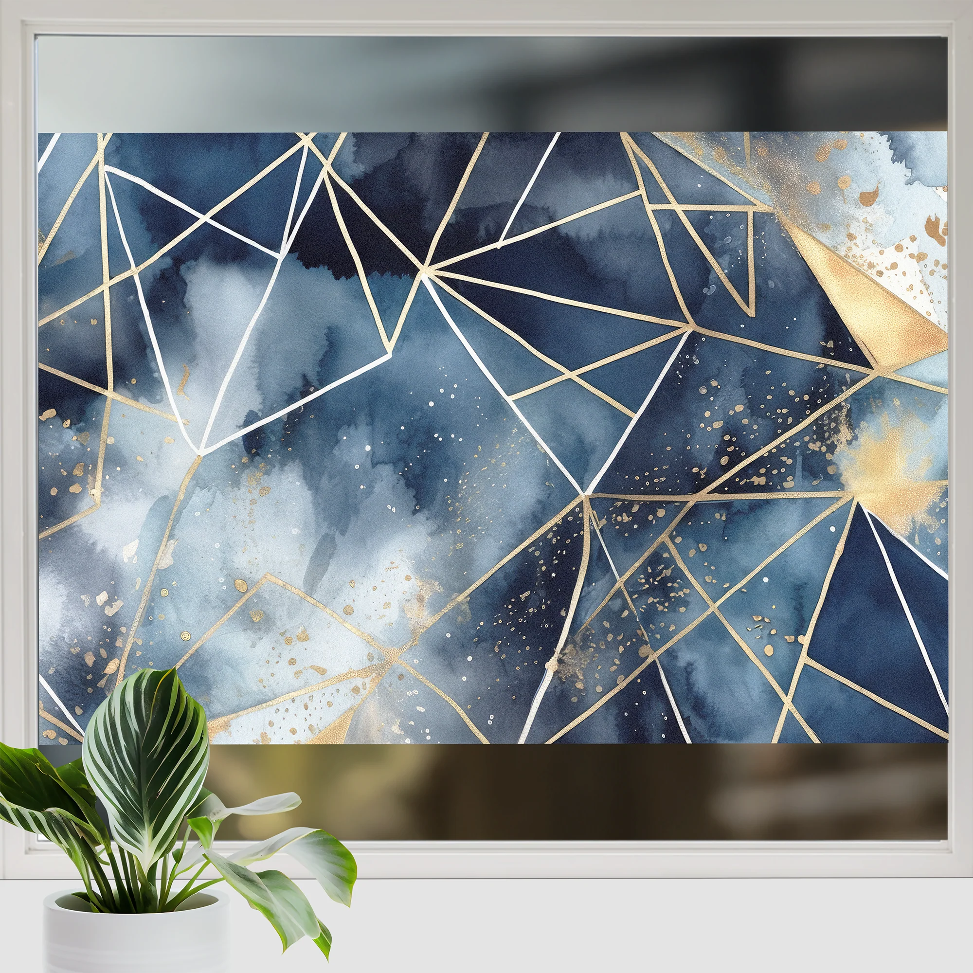Fensterfolie geometrisches Muster - Image 3
