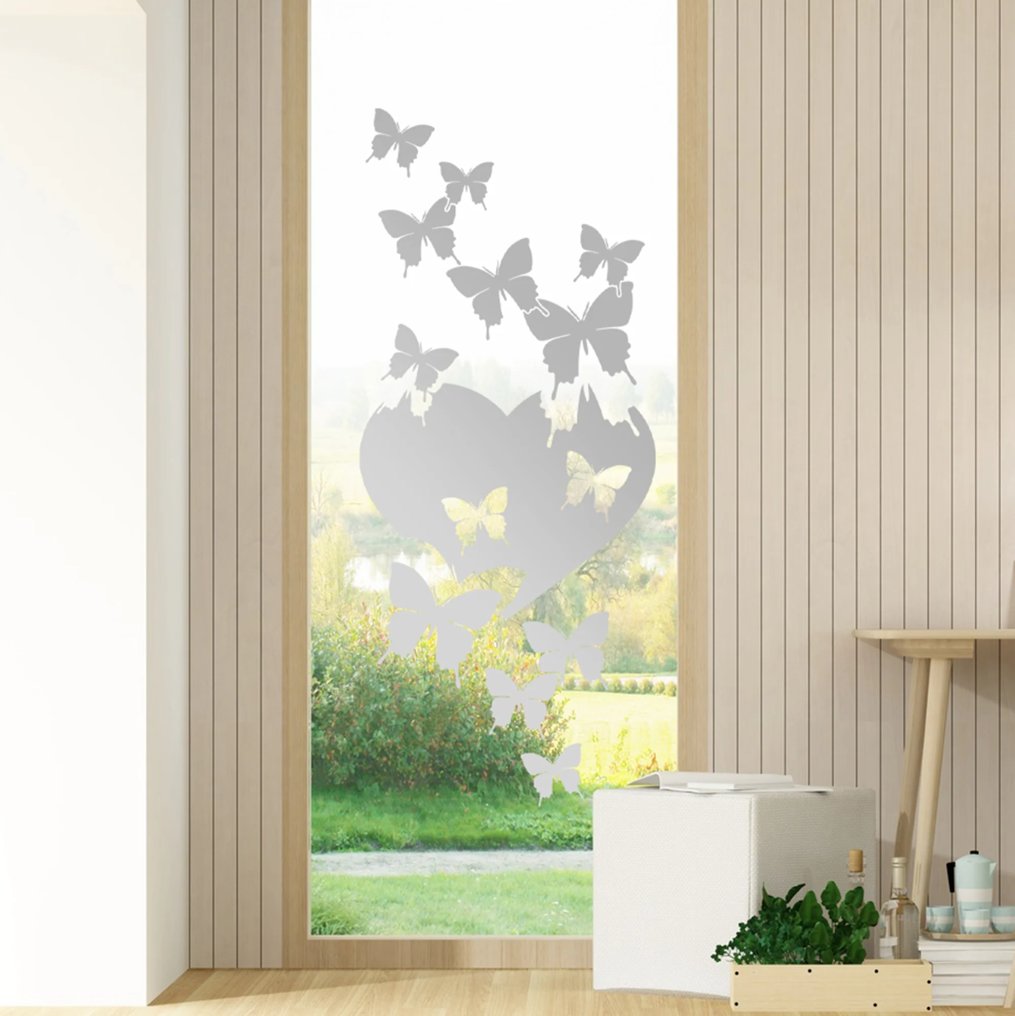 Fensterfolie Glastür Schmetterlinge - Ein Hauch von Leichtigkeit - Image 3