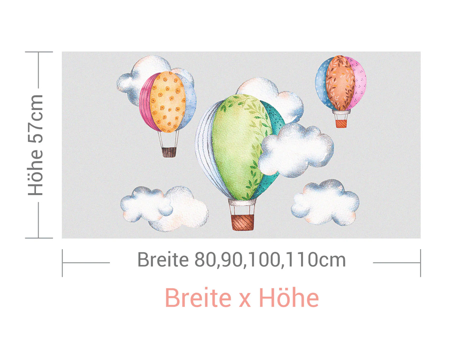 Fensterfolie Heißluftballons - Image 4
