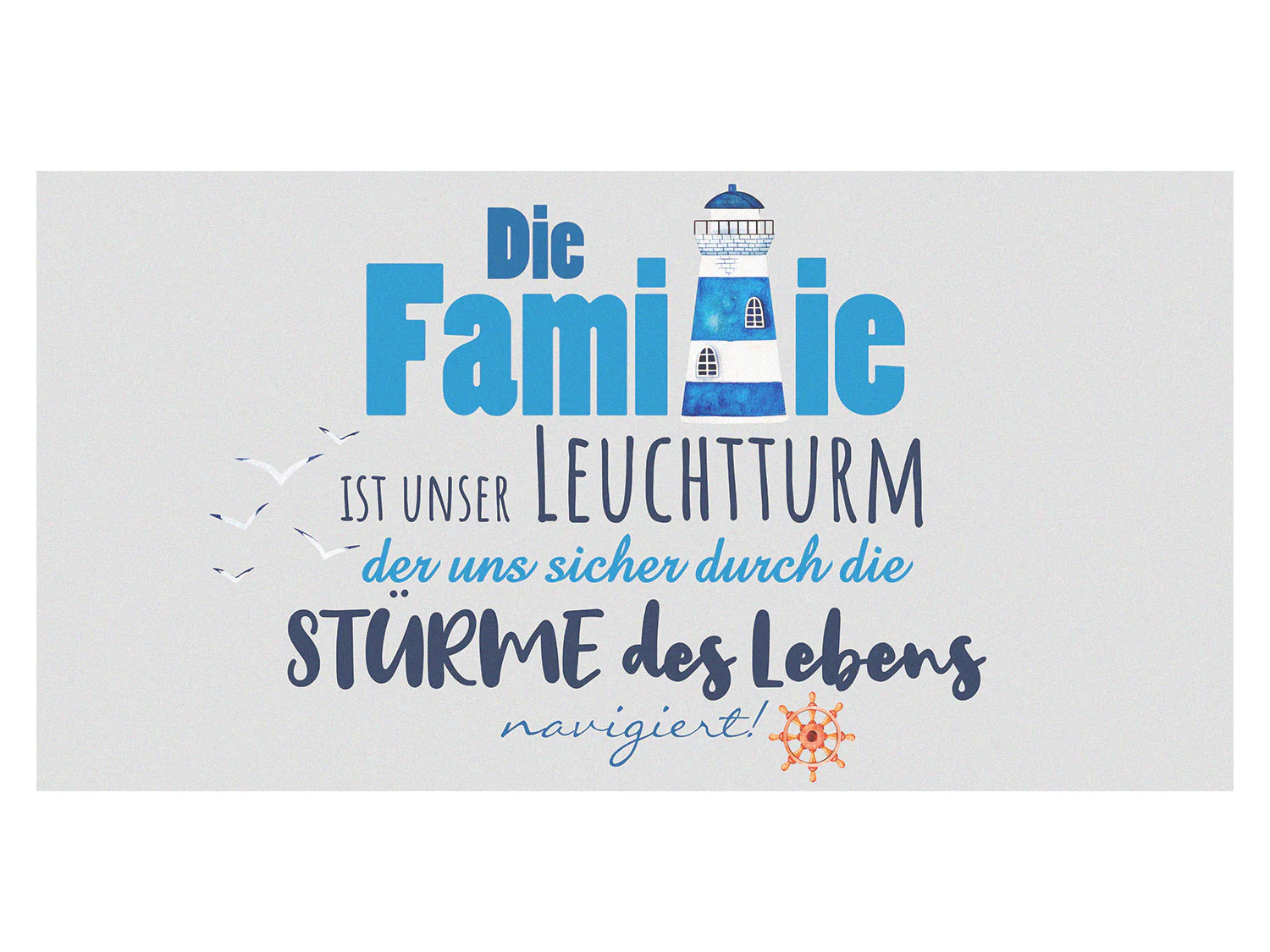 Fensterfolie Leuchtturm mit Familienspruch - Image 5