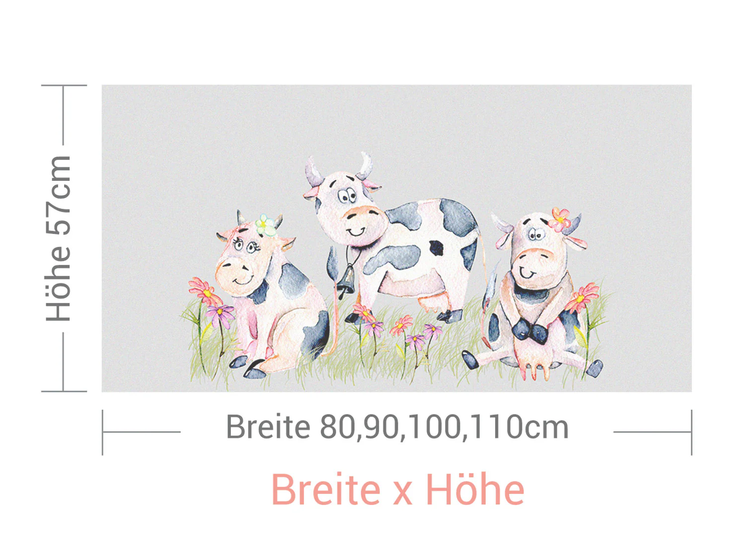 Fensterfolie Lustige Kühe - Image 4