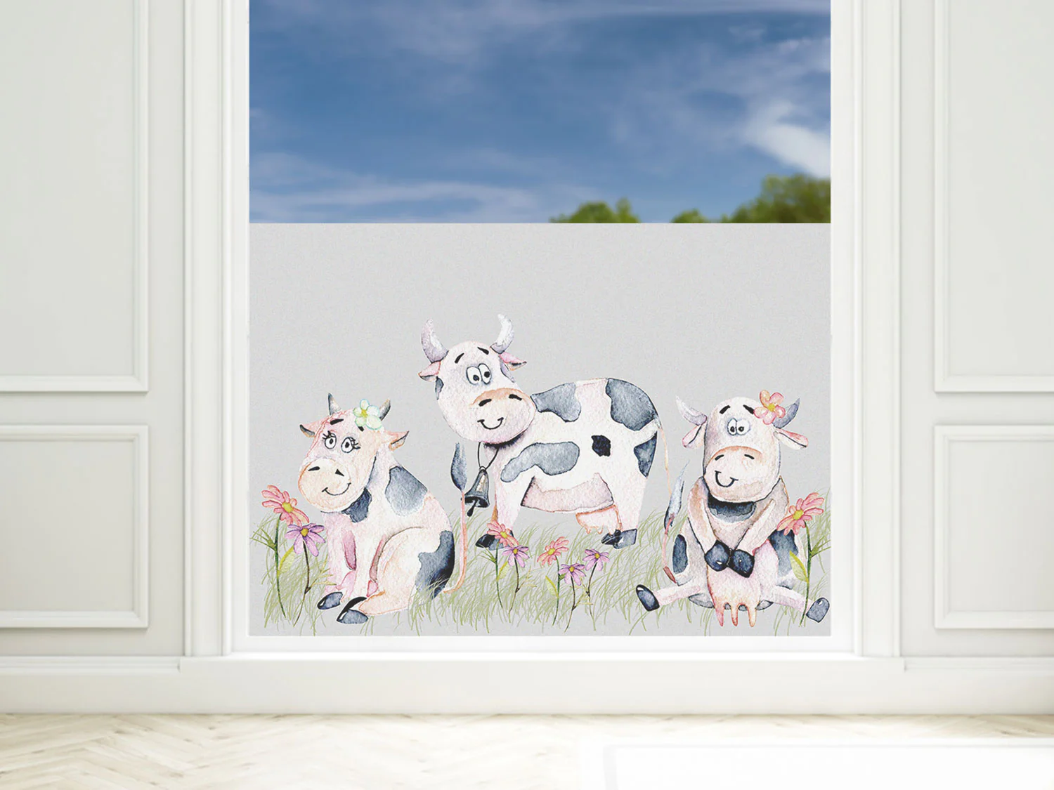 Fensterfolie Lustige Kühe - Image 5