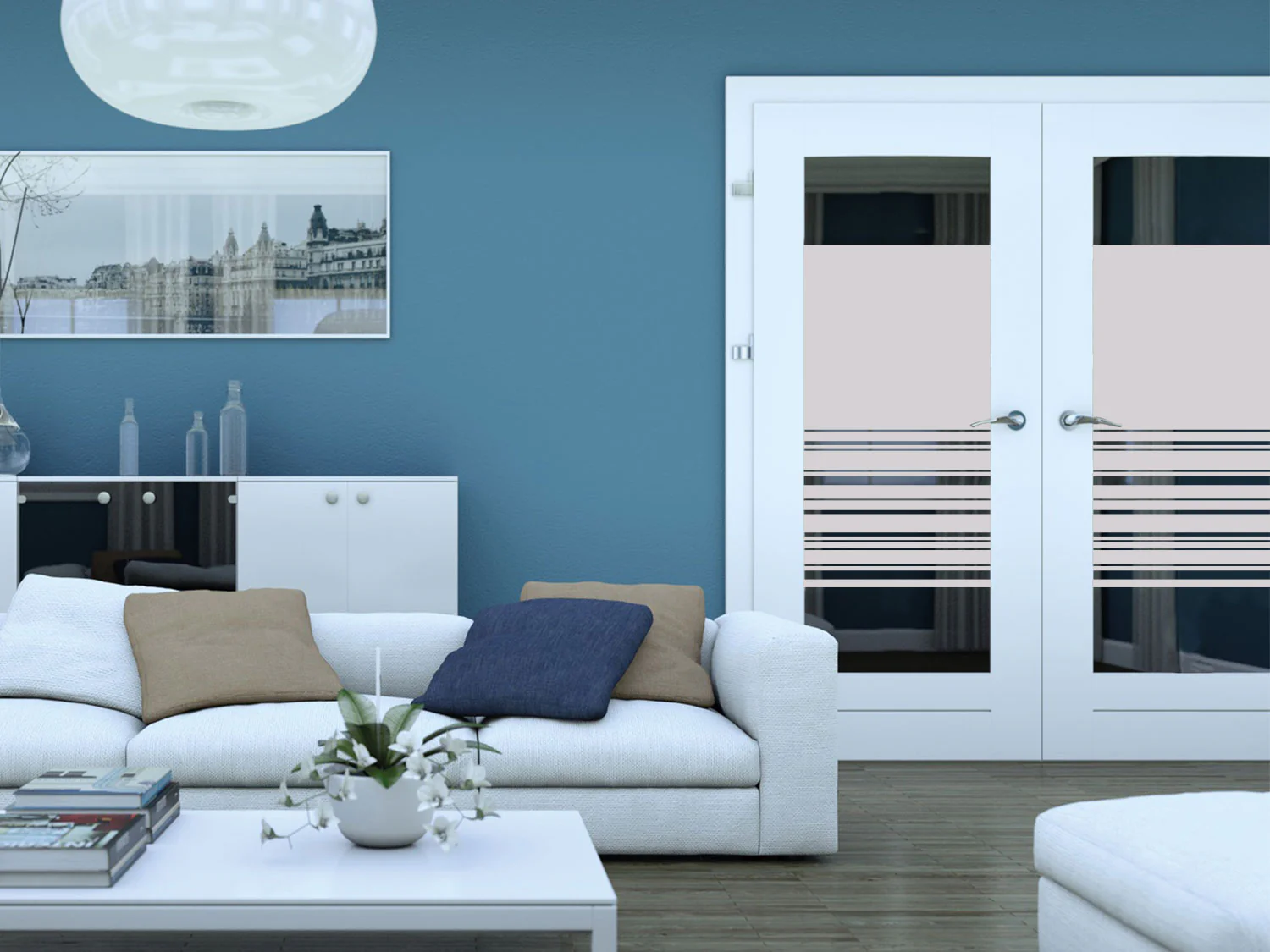 Fensterfolie mit Streifen - Image 4