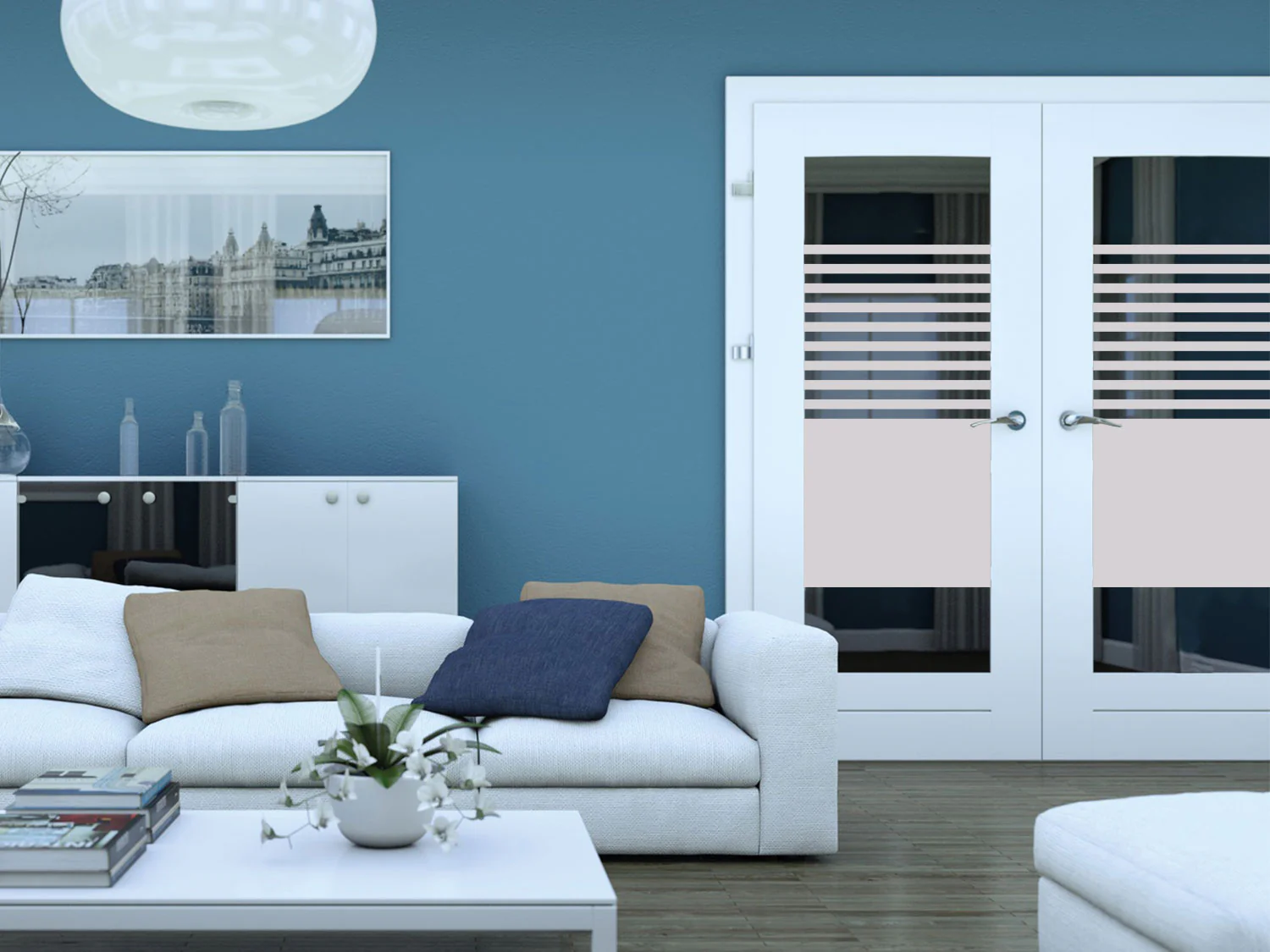 Fensterfolie mit Streifenmotiv - Image 3