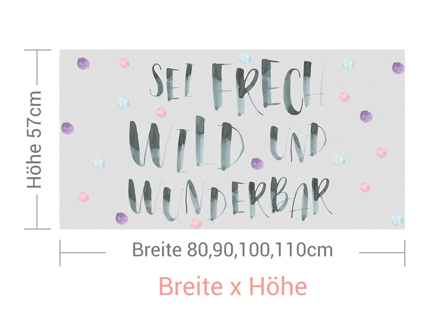 Fensterfolie „Sei frech, wild und wunderbar“ - Image 5