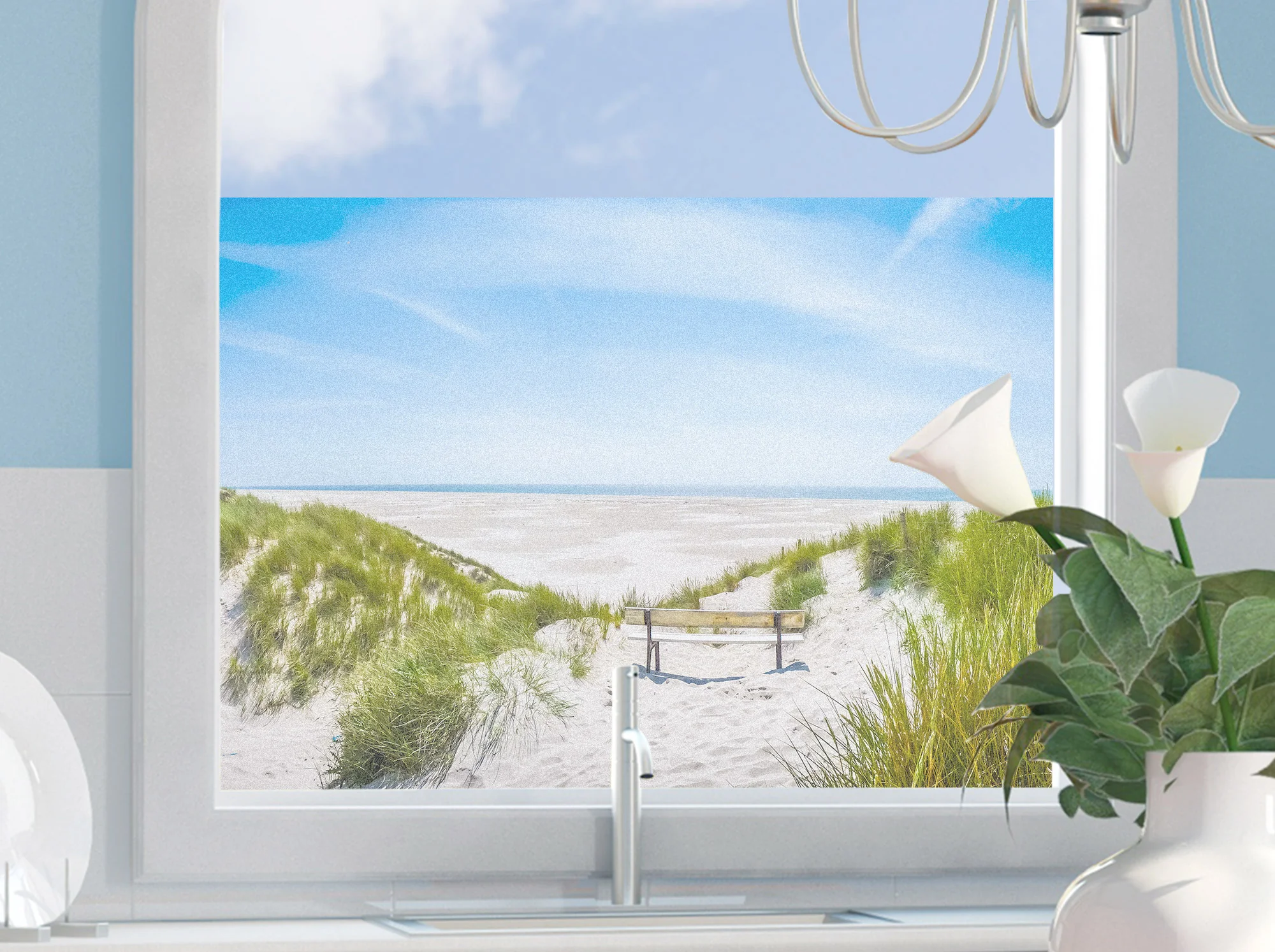 Fensterfolie Strand - Image 3