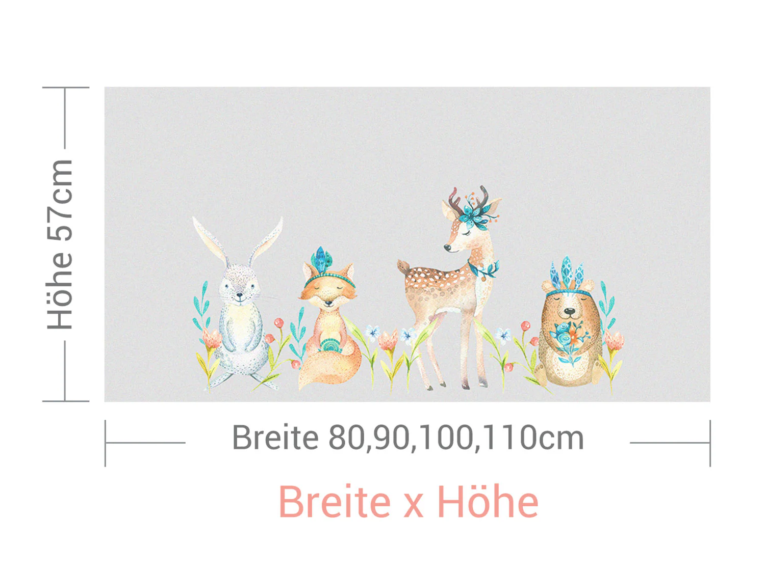 Fensterfolie Waldtiere - Image 4