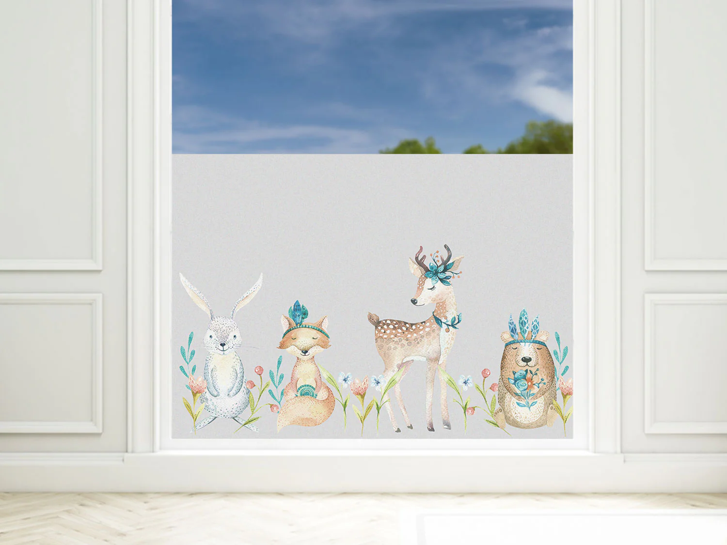 Fensterfolie Waldtiere - Image 5