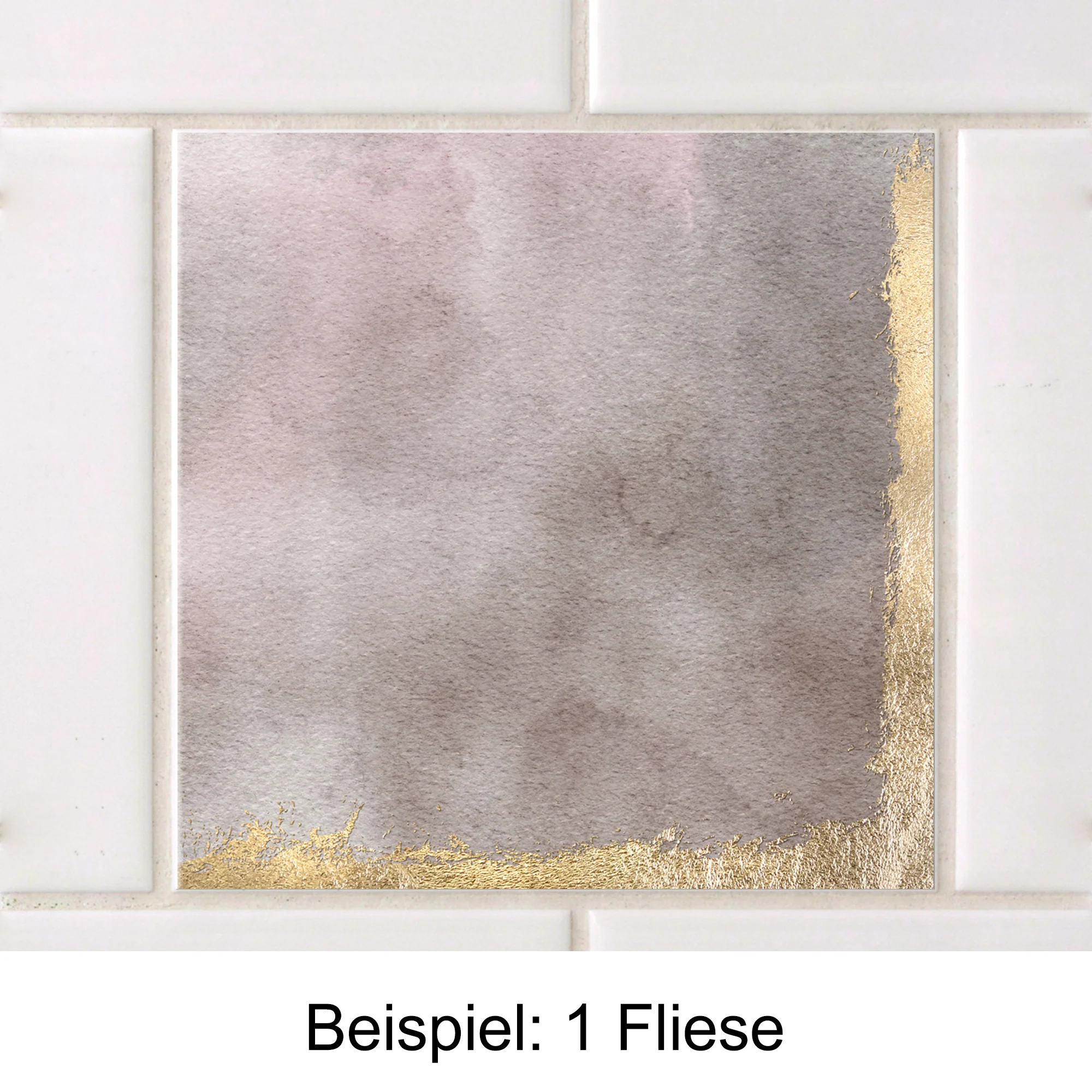 Fliesenaufkleber Aquarell-Motiv - Image 3