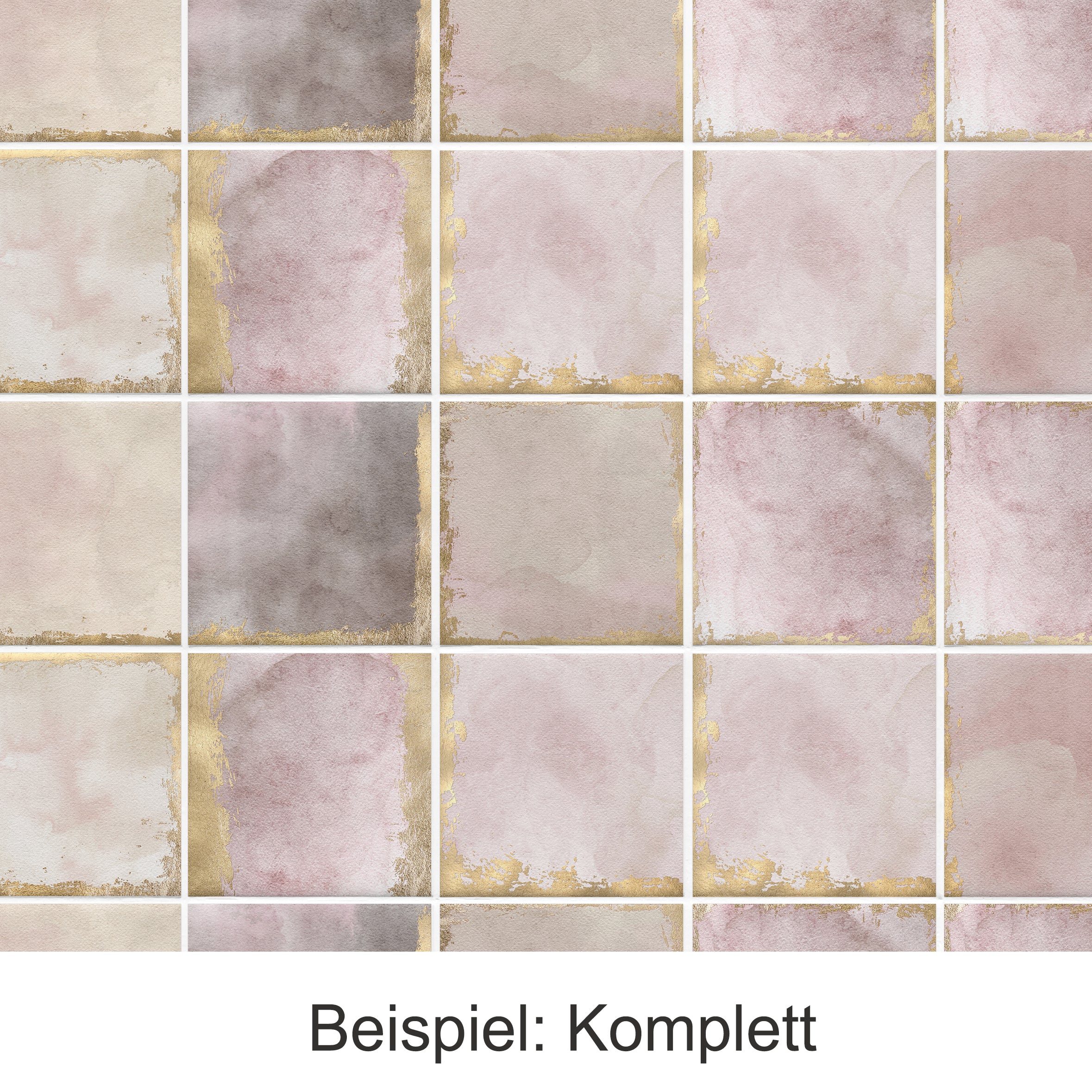 Fliesenaufkleber Aquarell-Motiv - Image 5
