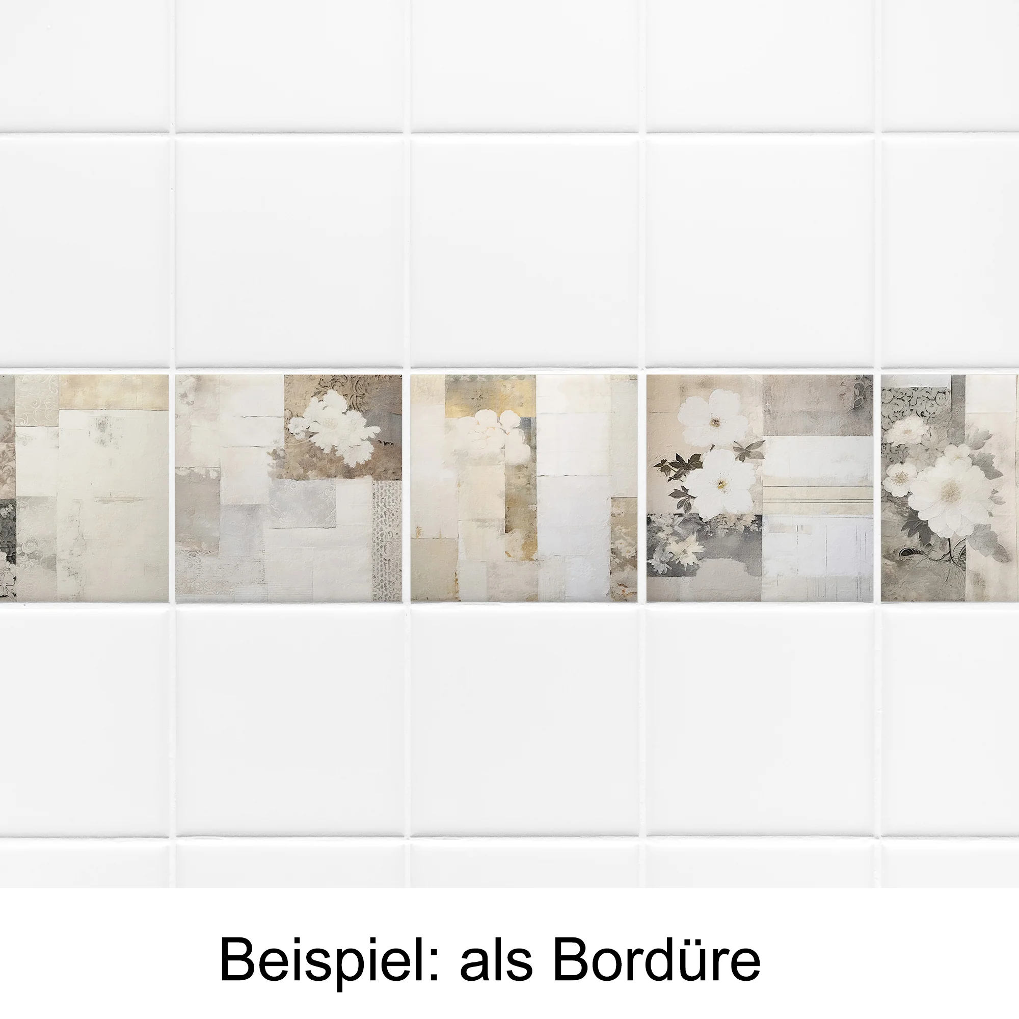 Fliesenaufkleber Beige-Muster - Image 4