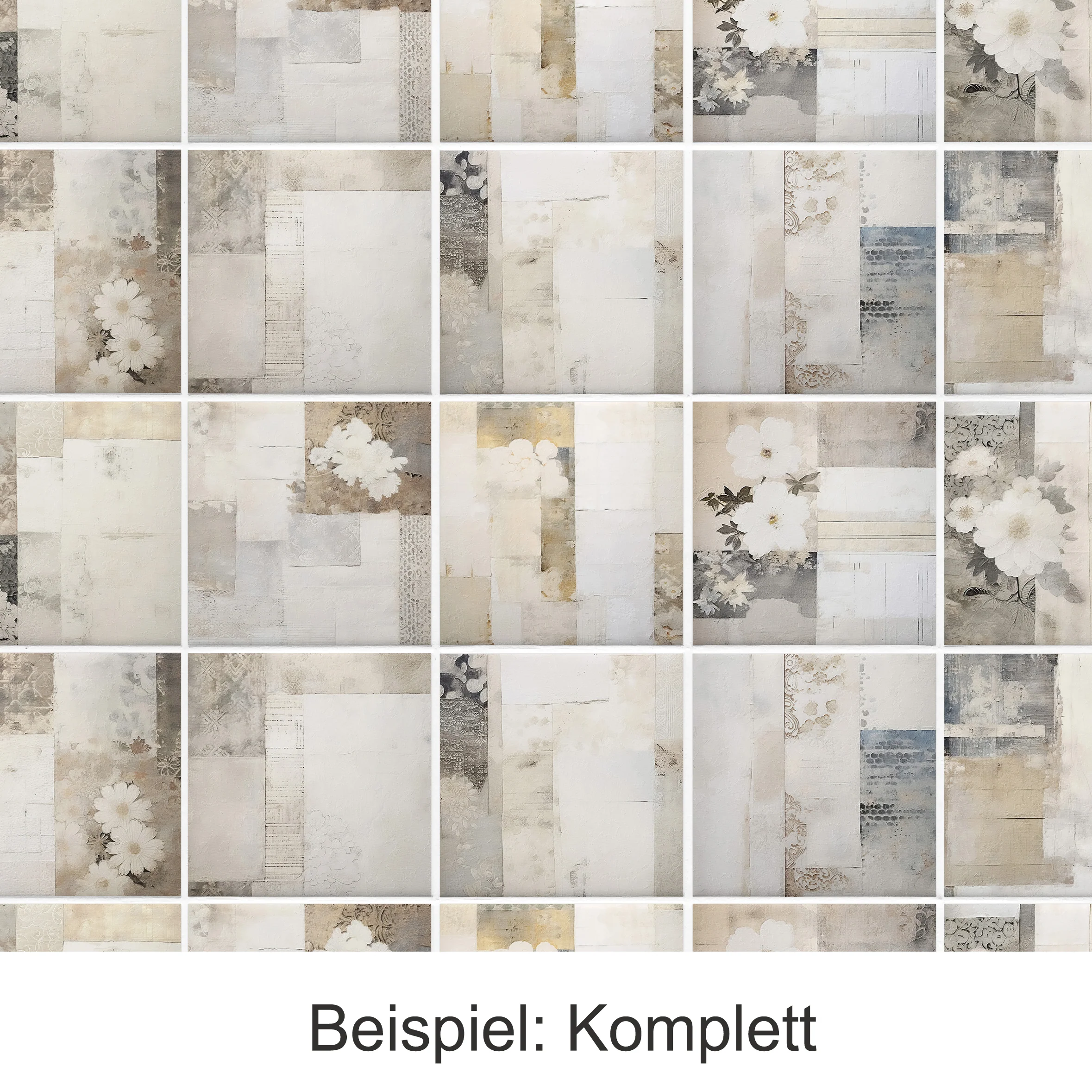Fliesenaufkleber Beige-Muster - Image 5