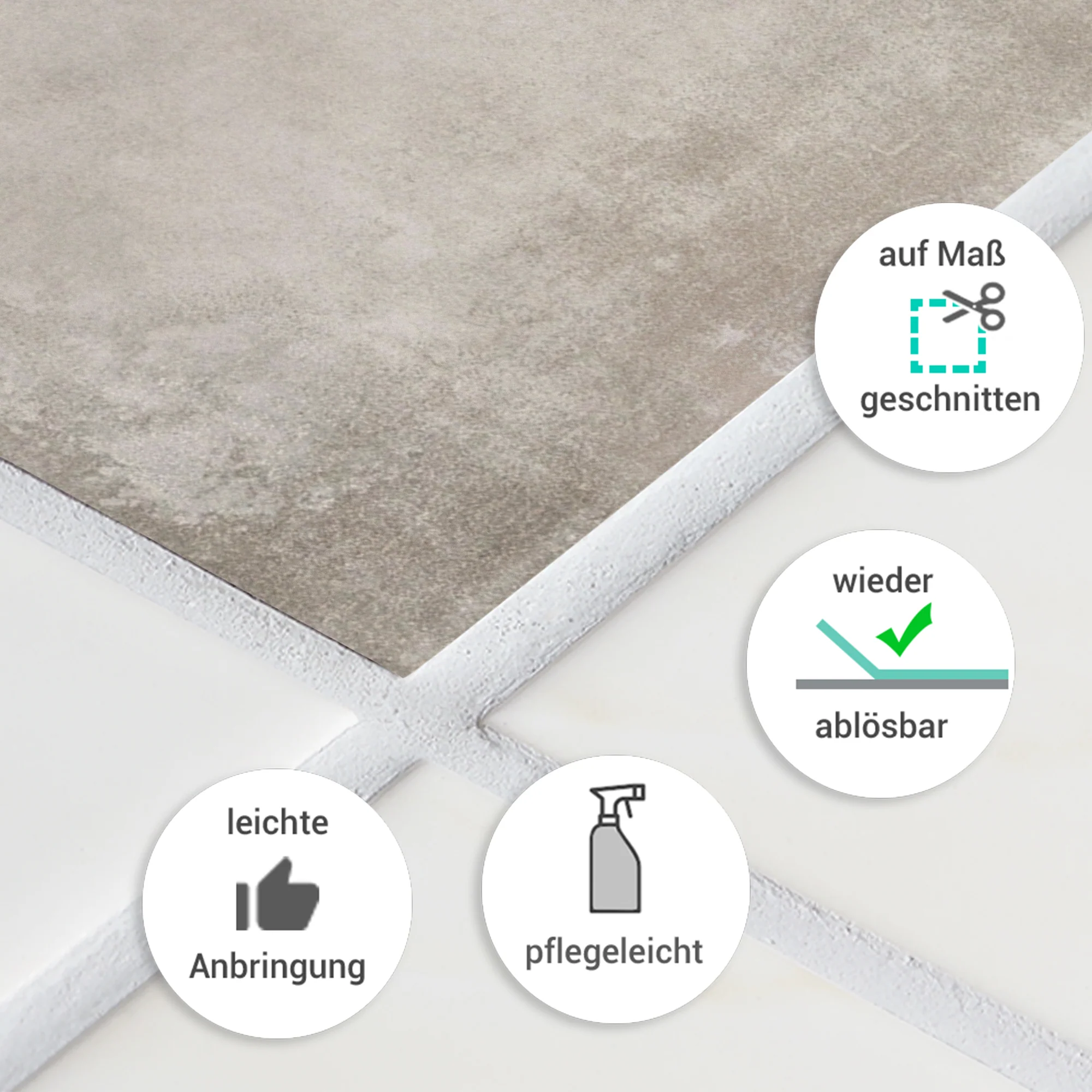 Fliesenaufkleber Beton-Optik - Image 7