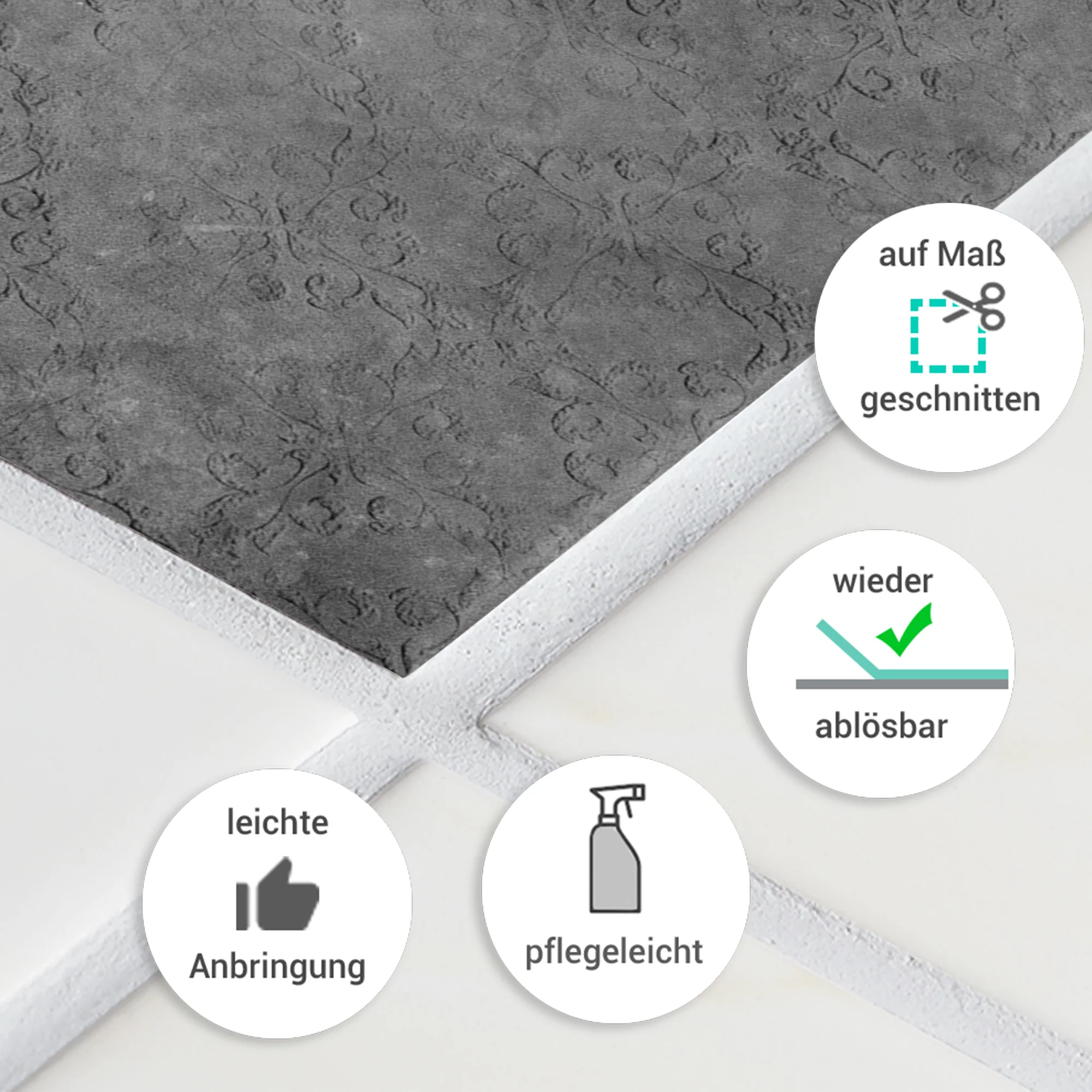 Fliesenaufkleber Beton-Optik - Image 7