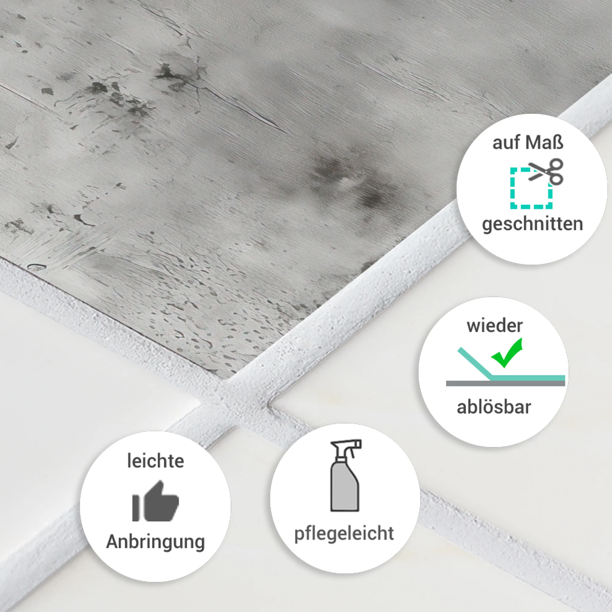 Fliesenaufkleber Betonoptik - Image 7