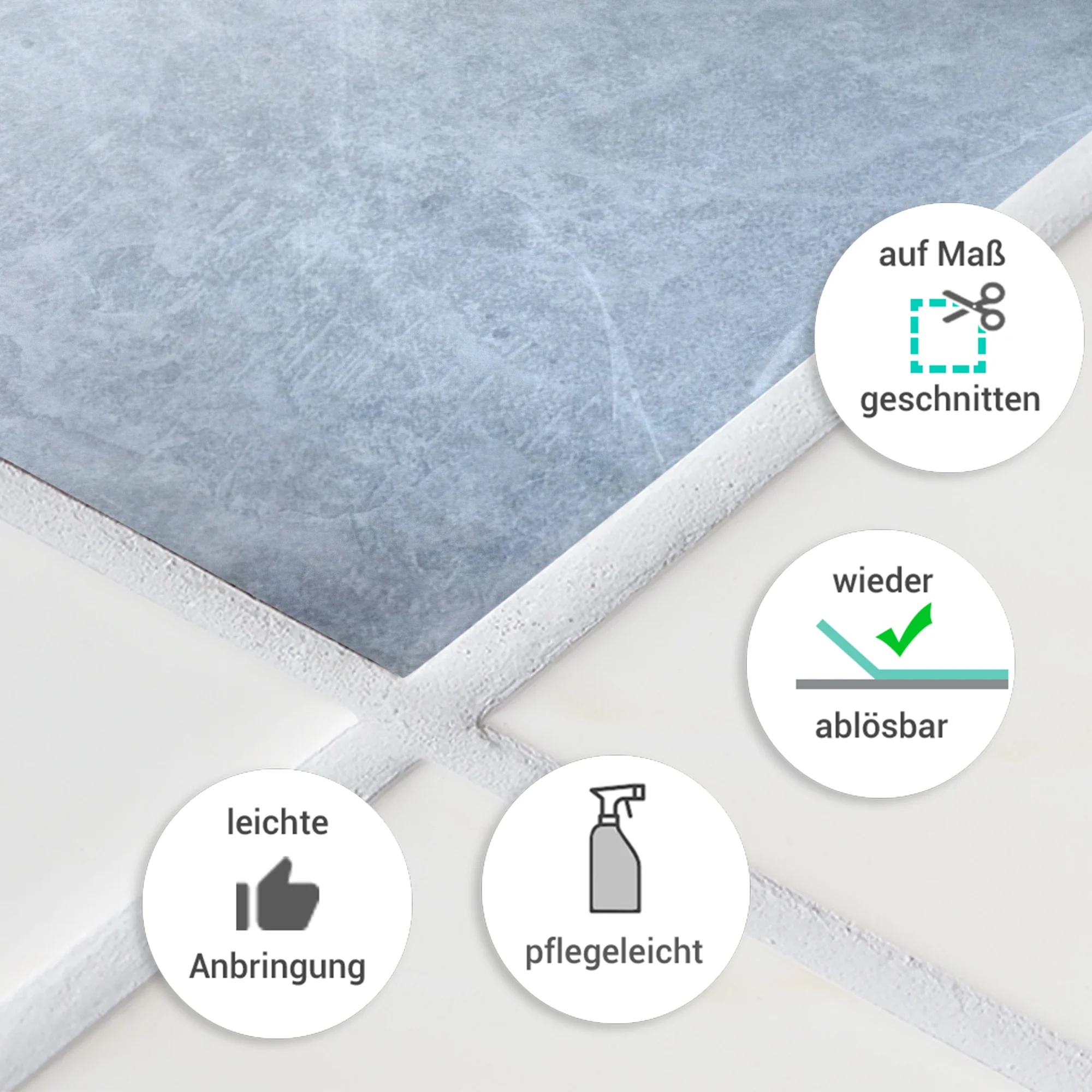 Fliesenaufkleber Betonoptik - Image 7