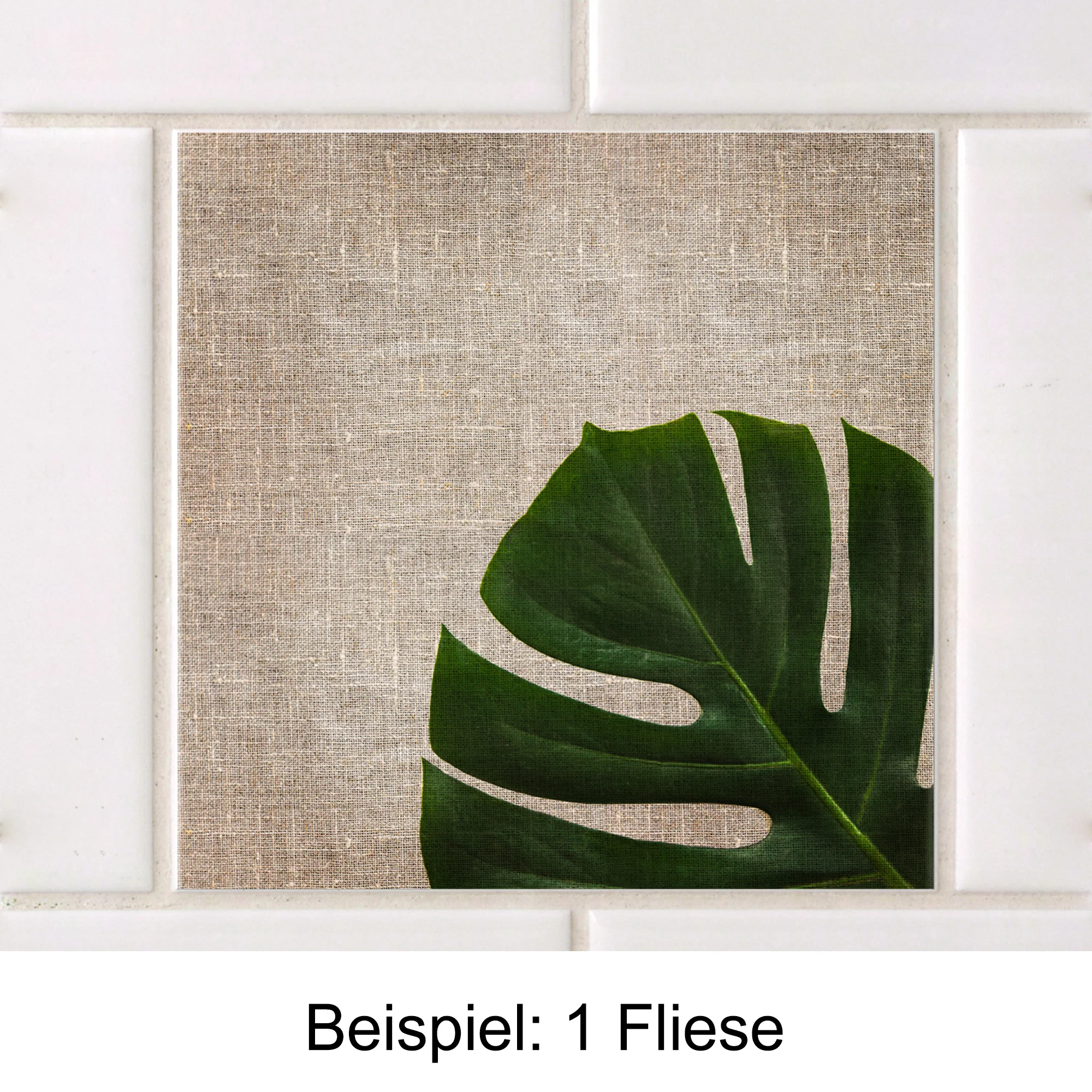 Fliesenaufkleber Blattmotiv - Image 3