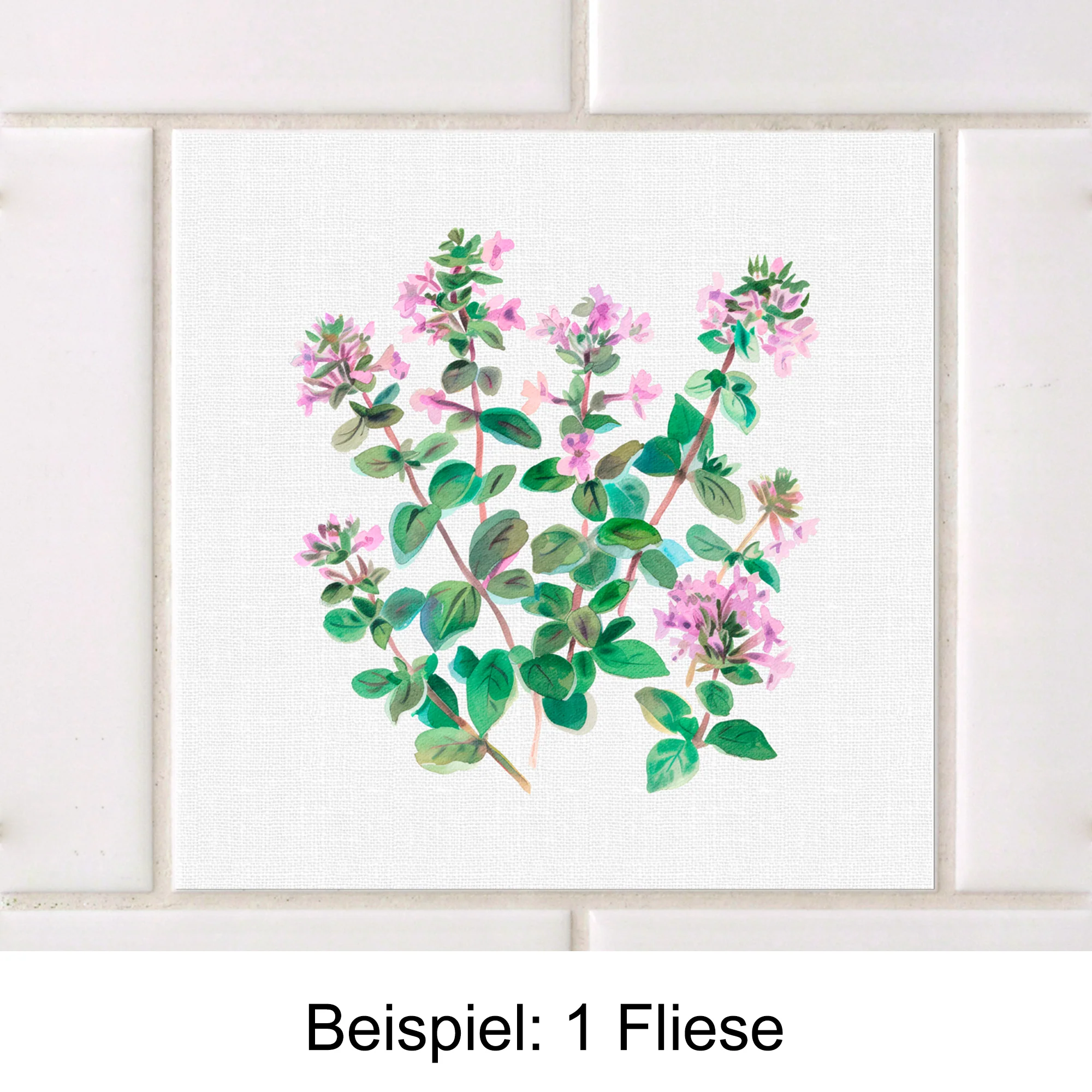Fliesenaufkleber Blattwerk - Image 3