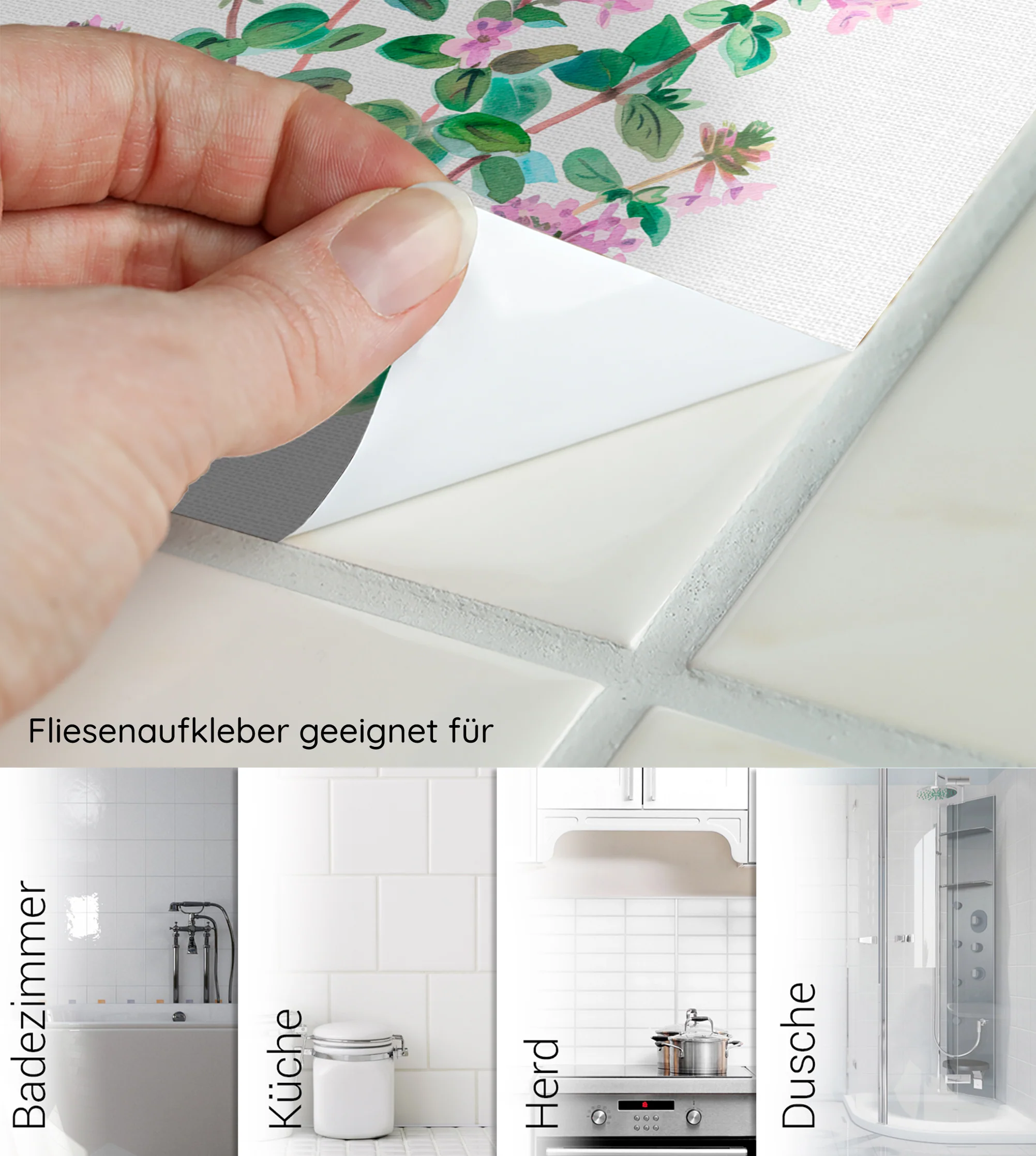 Fliesenaufkleber Blattwerk - Image 6