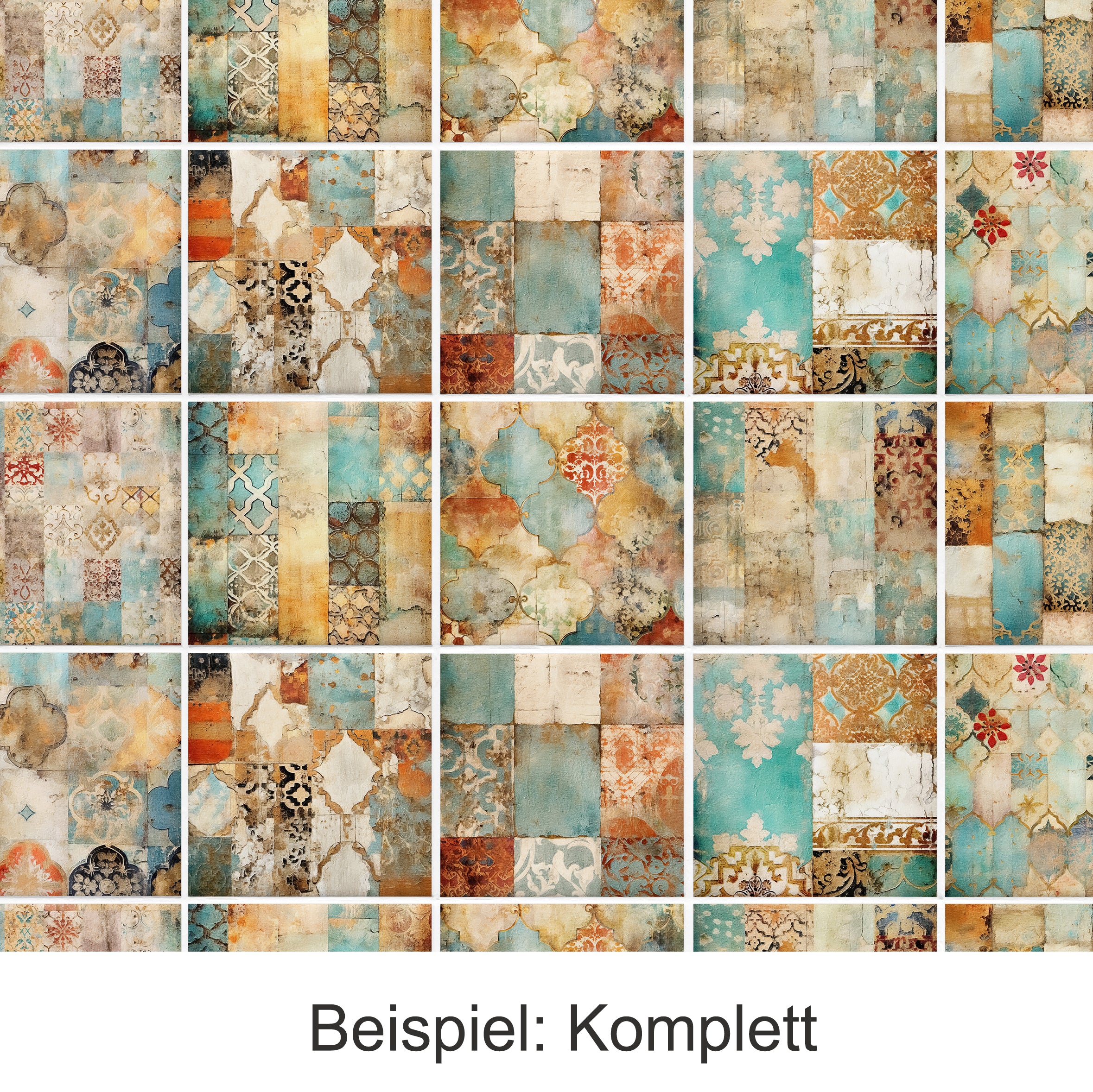 Fliesenaufkleber Boho-Muster - Image 5