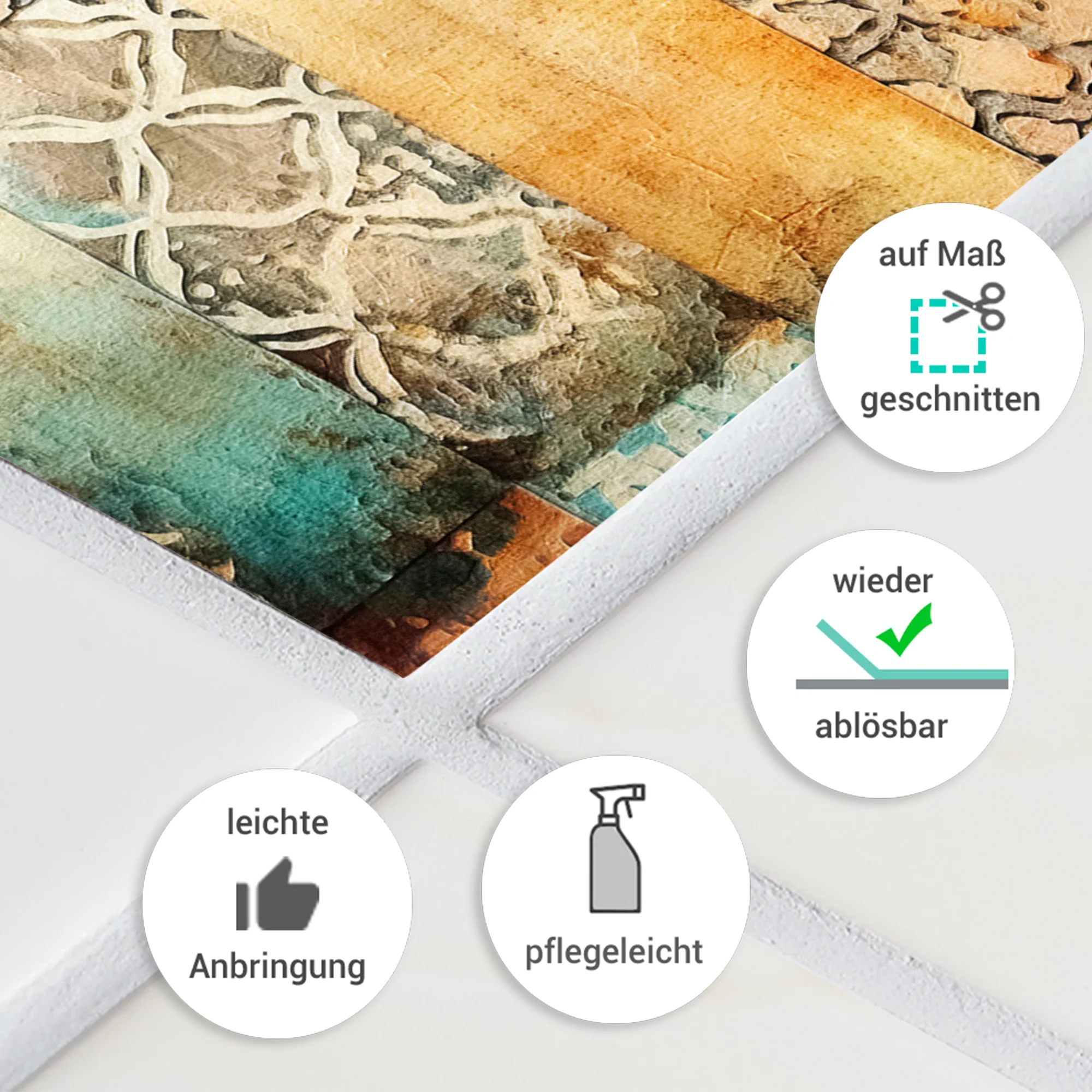 Fliesenaufkleber Boho-Muster - Image 7
