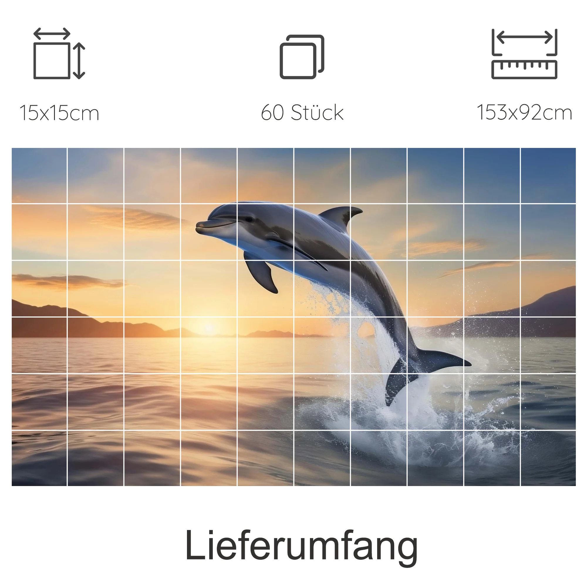 Fliesenaufkleber Delfin - Ein Sprung ins Glück - Image 10