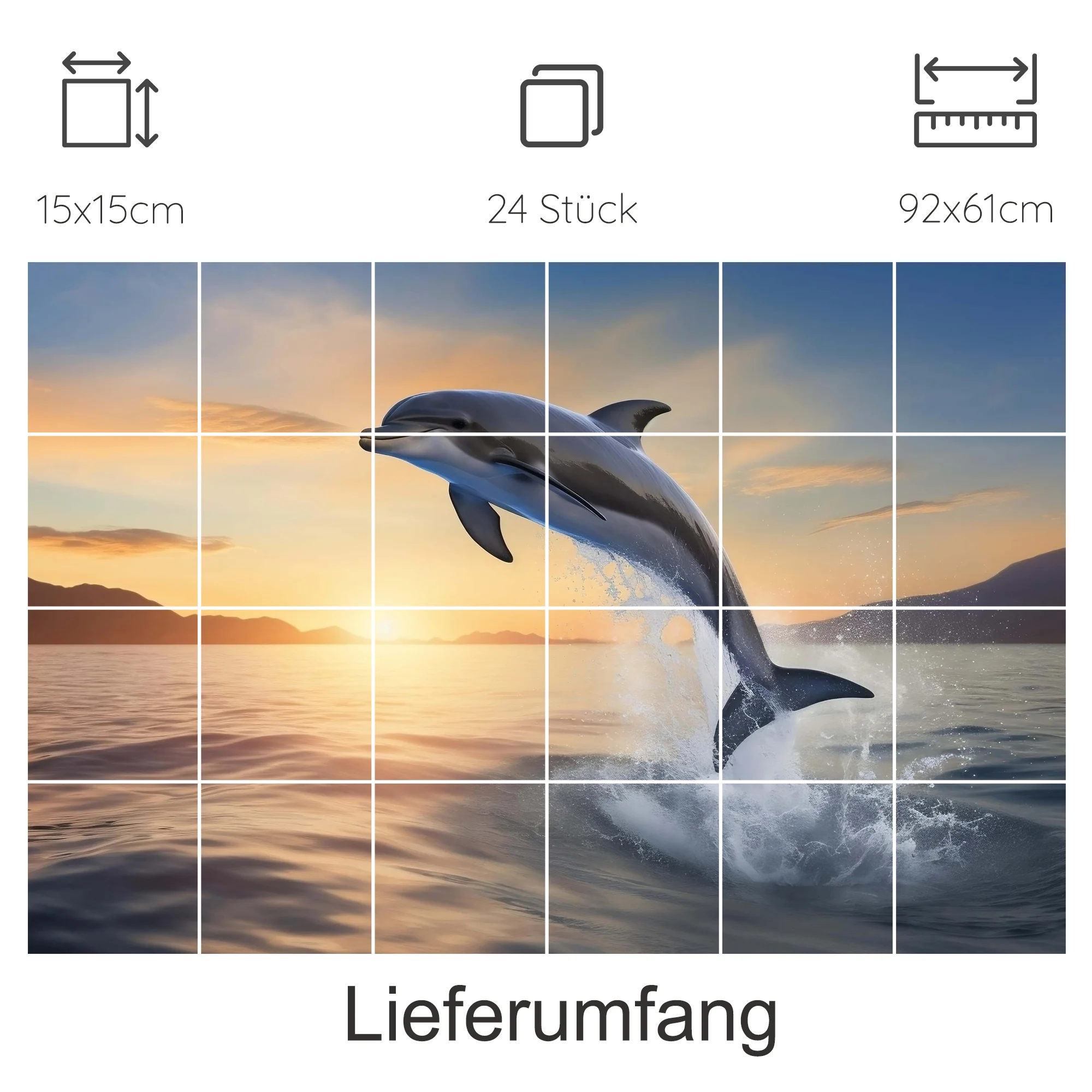 Fliesenaufkleber Delfin - Ein Sprung ins Glück - Image 12