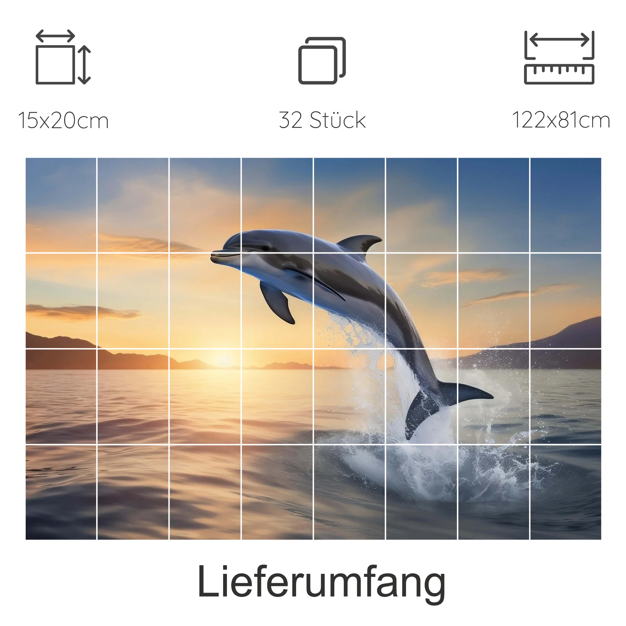 Fliesenaufkleber Delfin - Ein Sprung ins Glück - Image 14