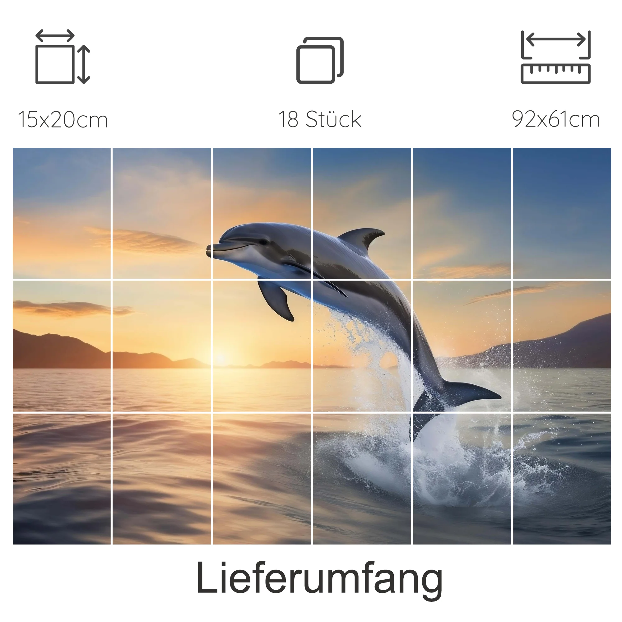 Fliesenaufkleber Delfin - Ein Sprung ins Glück - Image 15