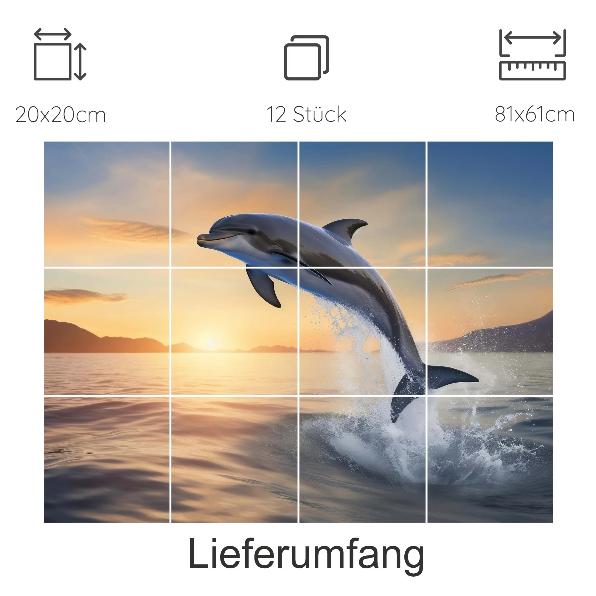 Fliesenaufkleber Delfin - Ein Sprung ins Glück - Image 18