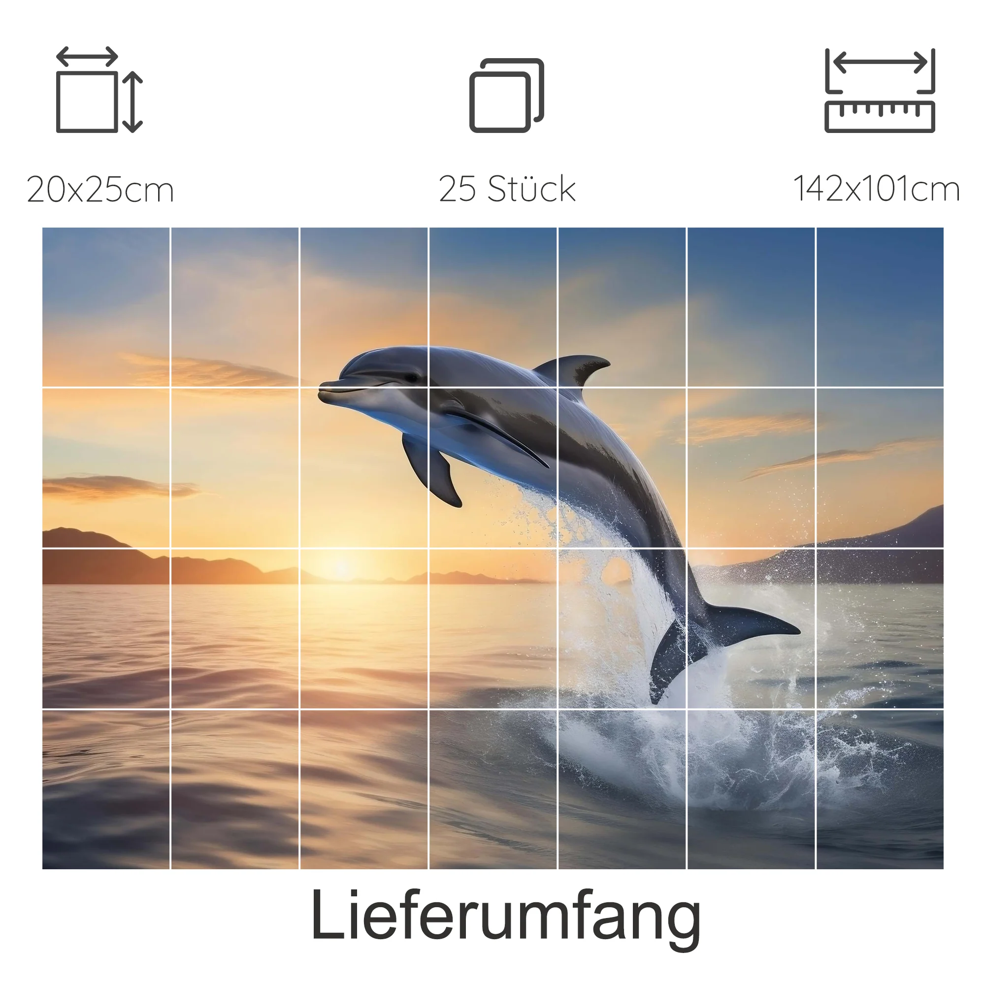 Fliesenaufkleber Delfin - Ein Sprung ins Glück - Image 19