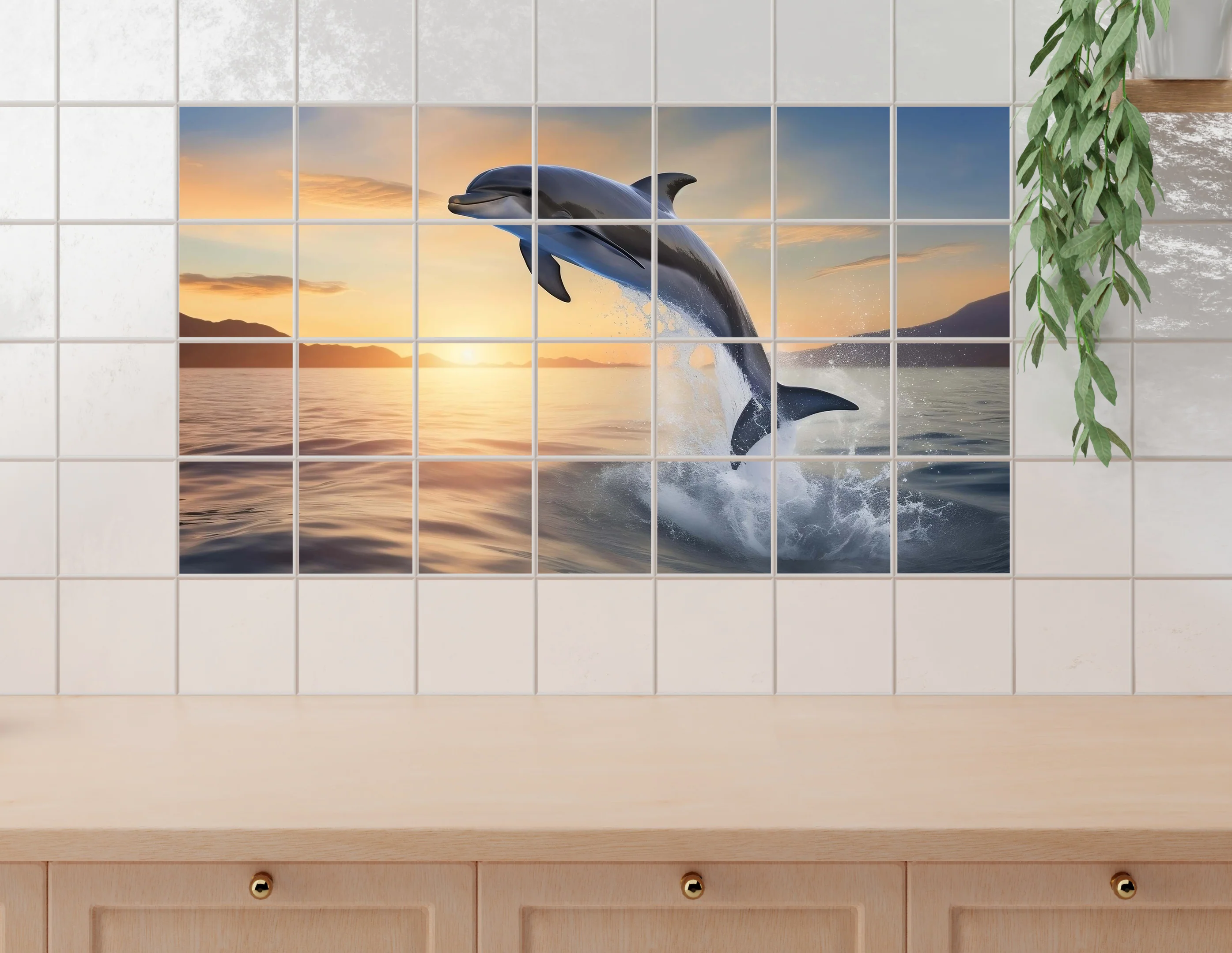 Fliesenaufkleber Delfin - Ein Sprung ins Glück - Image 3